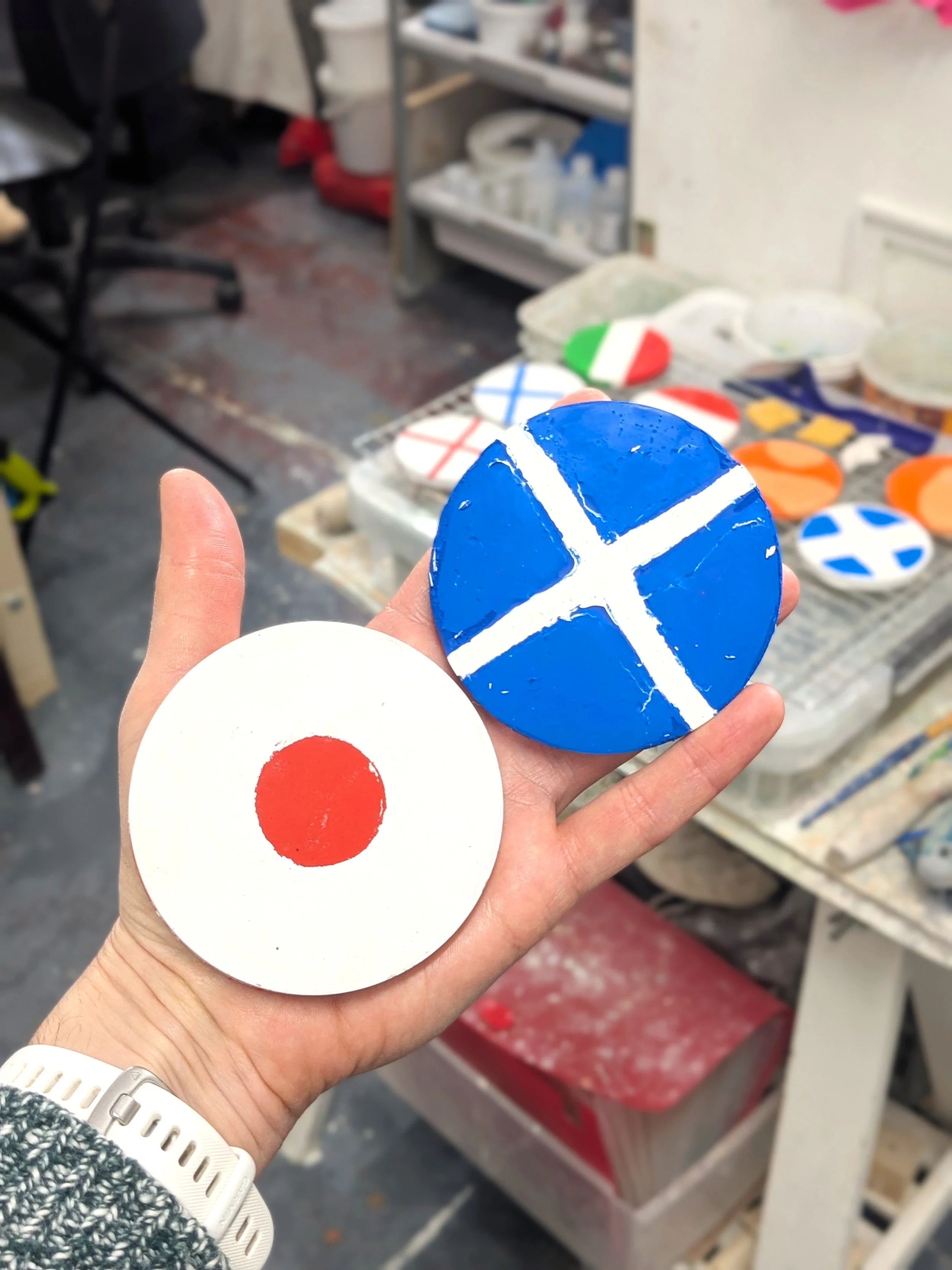 Beginners Jesmonite FIFA World Cup 2026 Flag Coaster Workshop - Afternoon Session