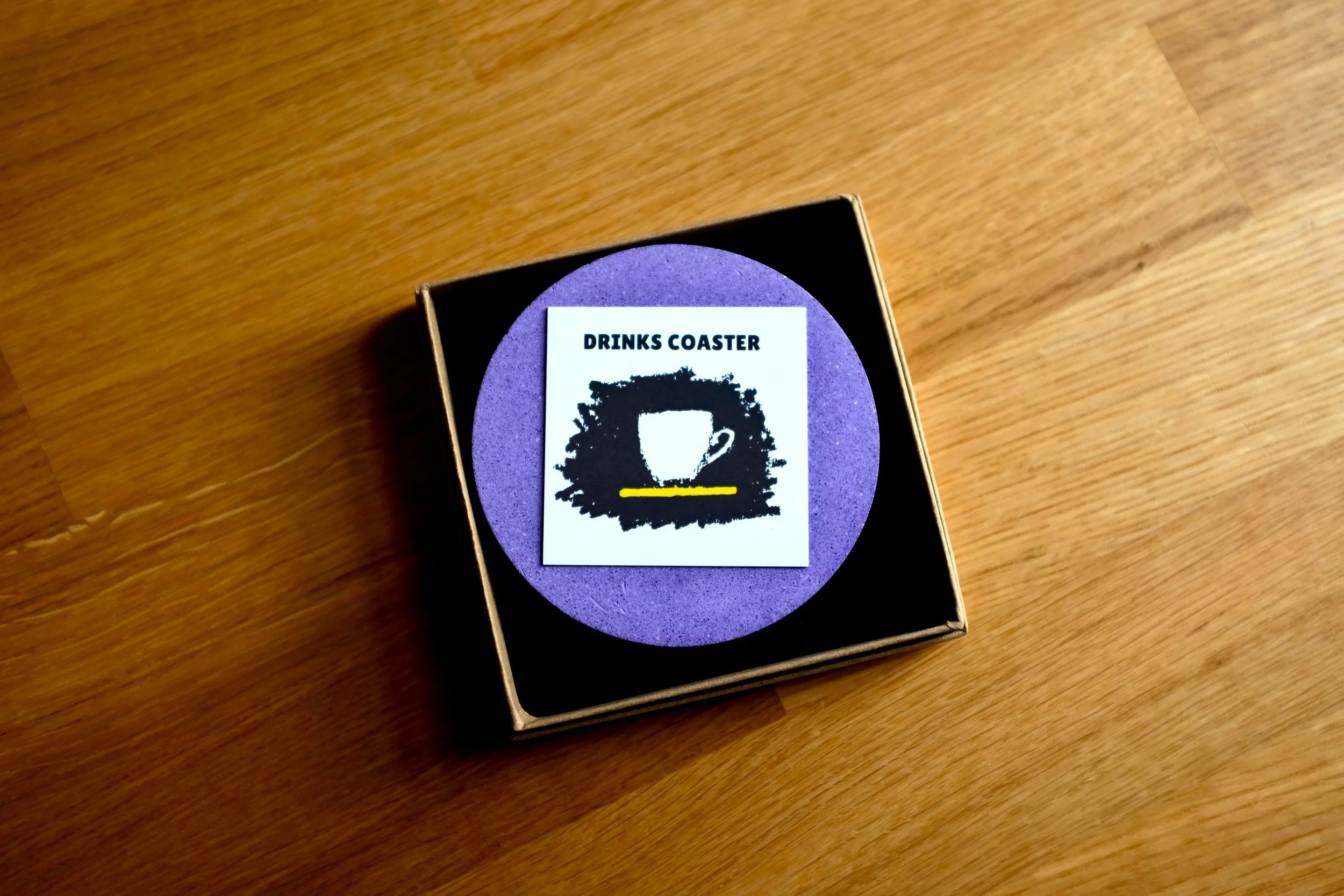 Dark Lavender Drinks Coaster by Art for Foodies (4).JPG