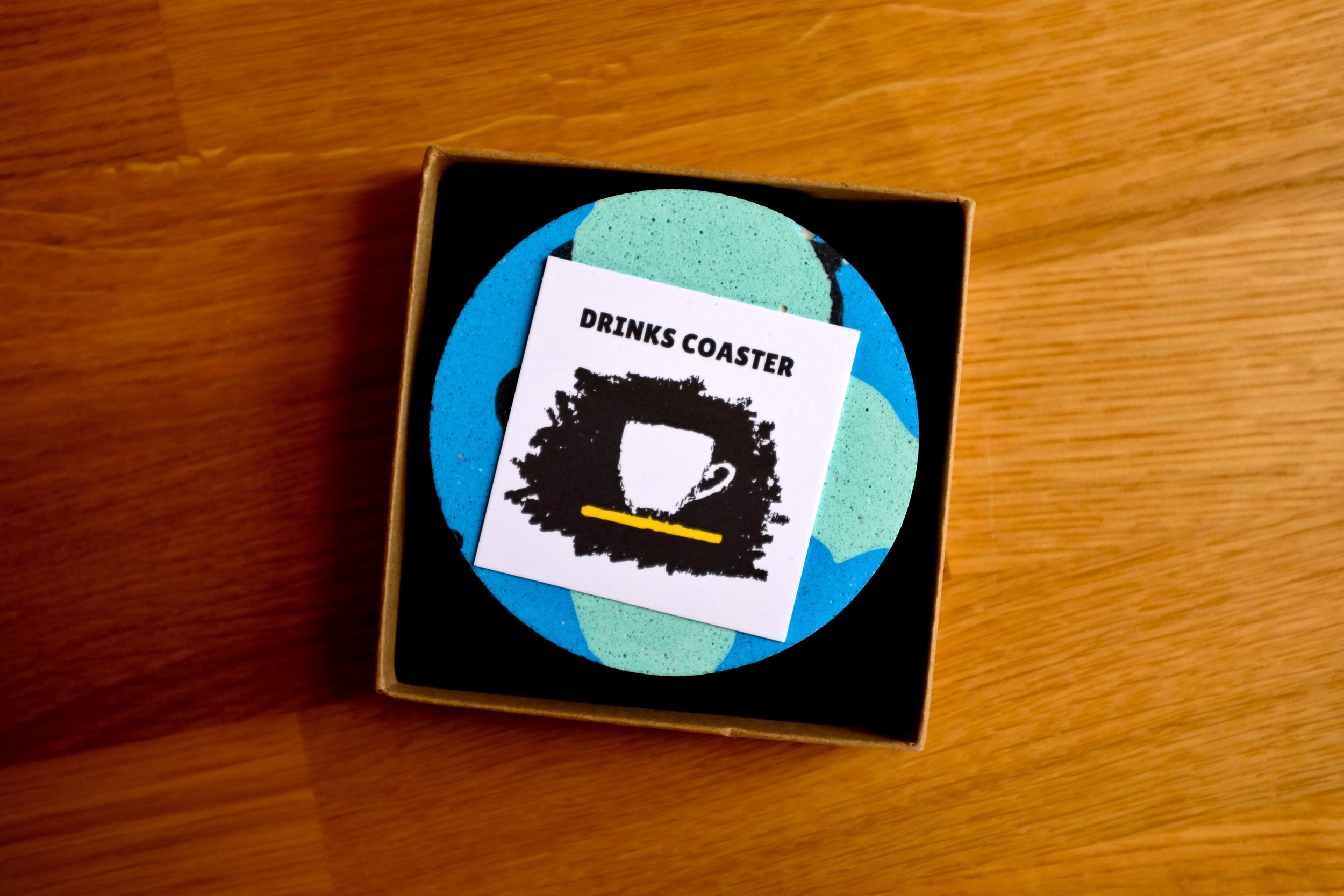Blue Teal Black Drinks Coaster (1).JPG