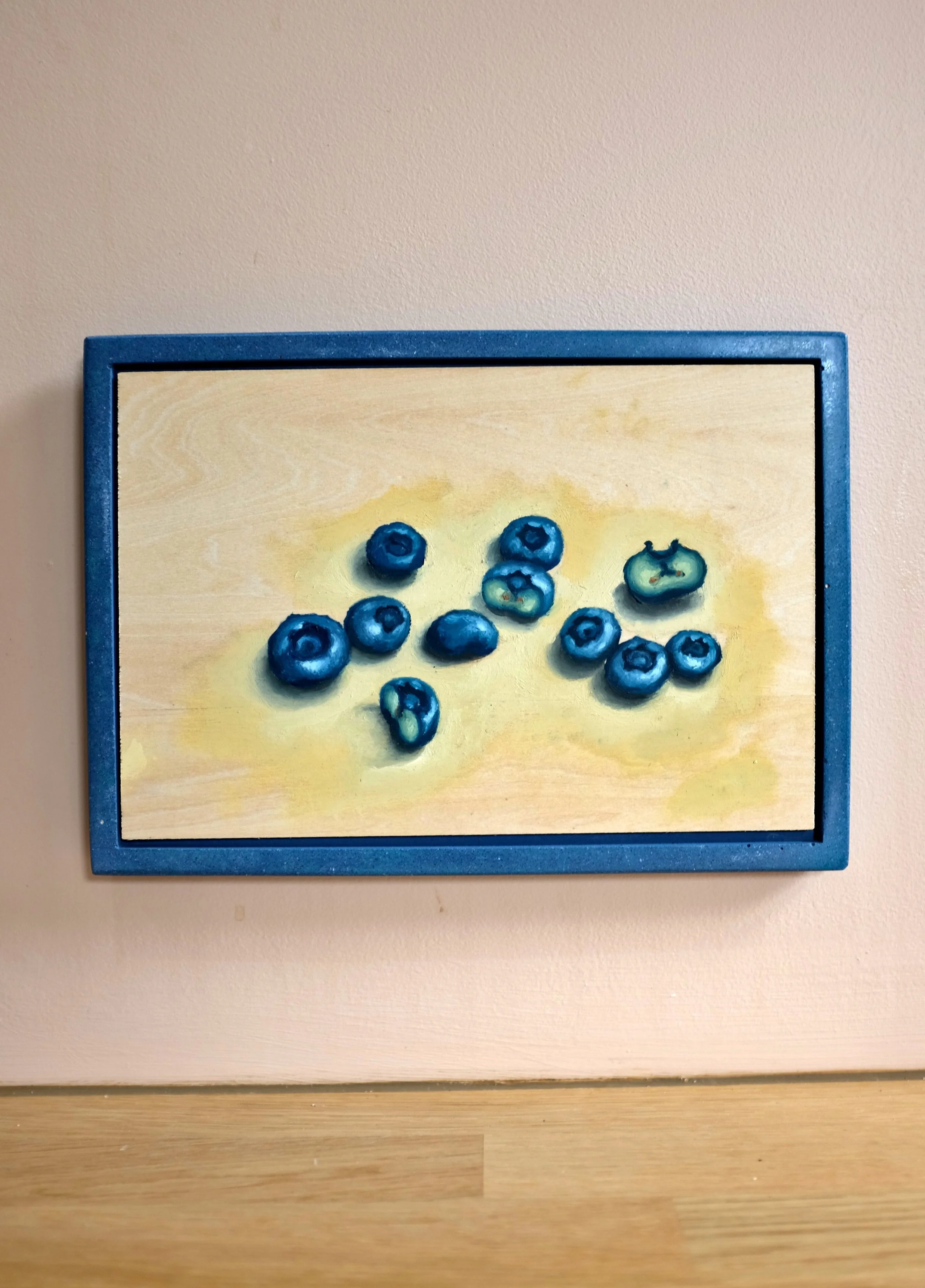 Blueberries Painting