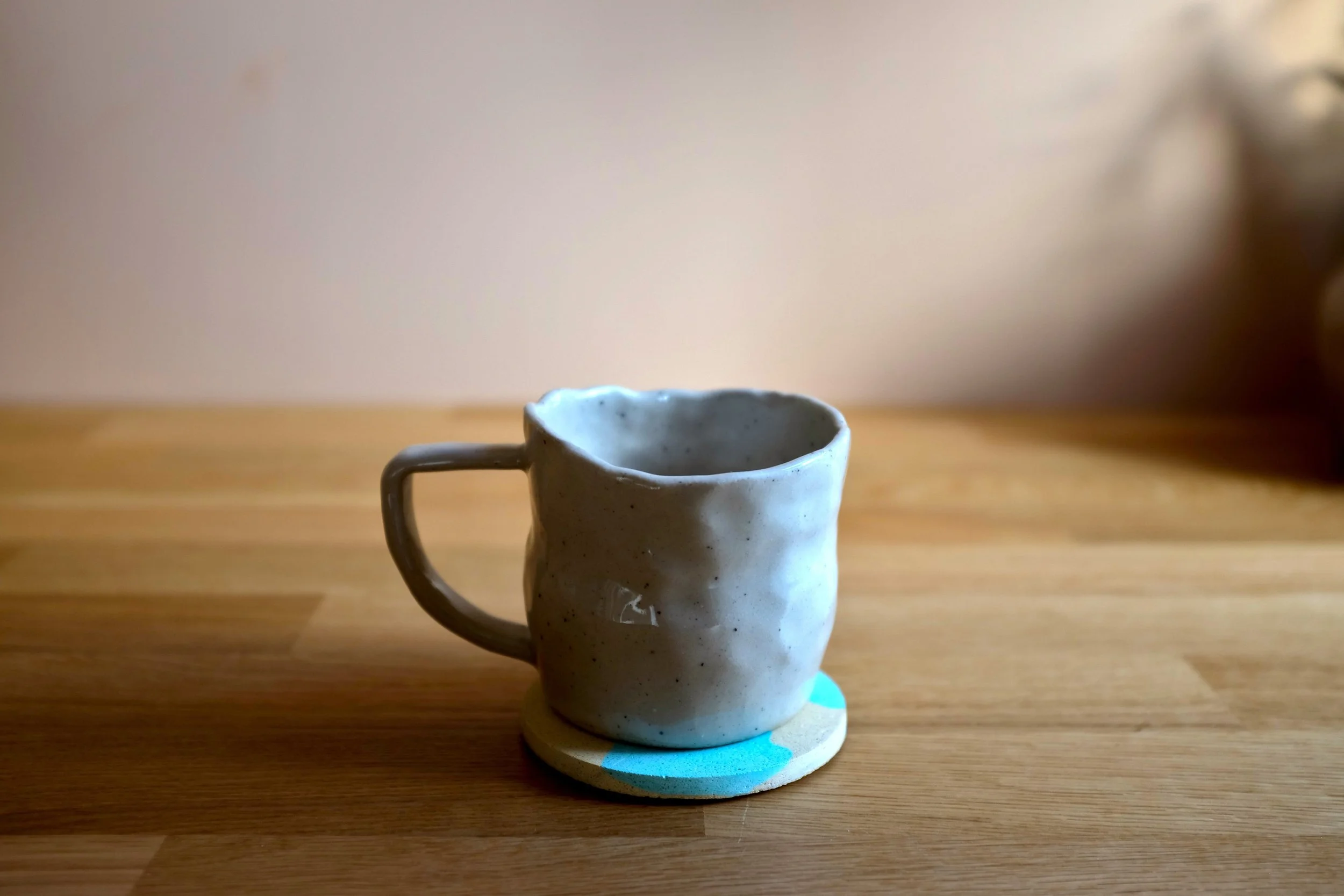 Light Blue Beige Drinks Coaster (3).JPG