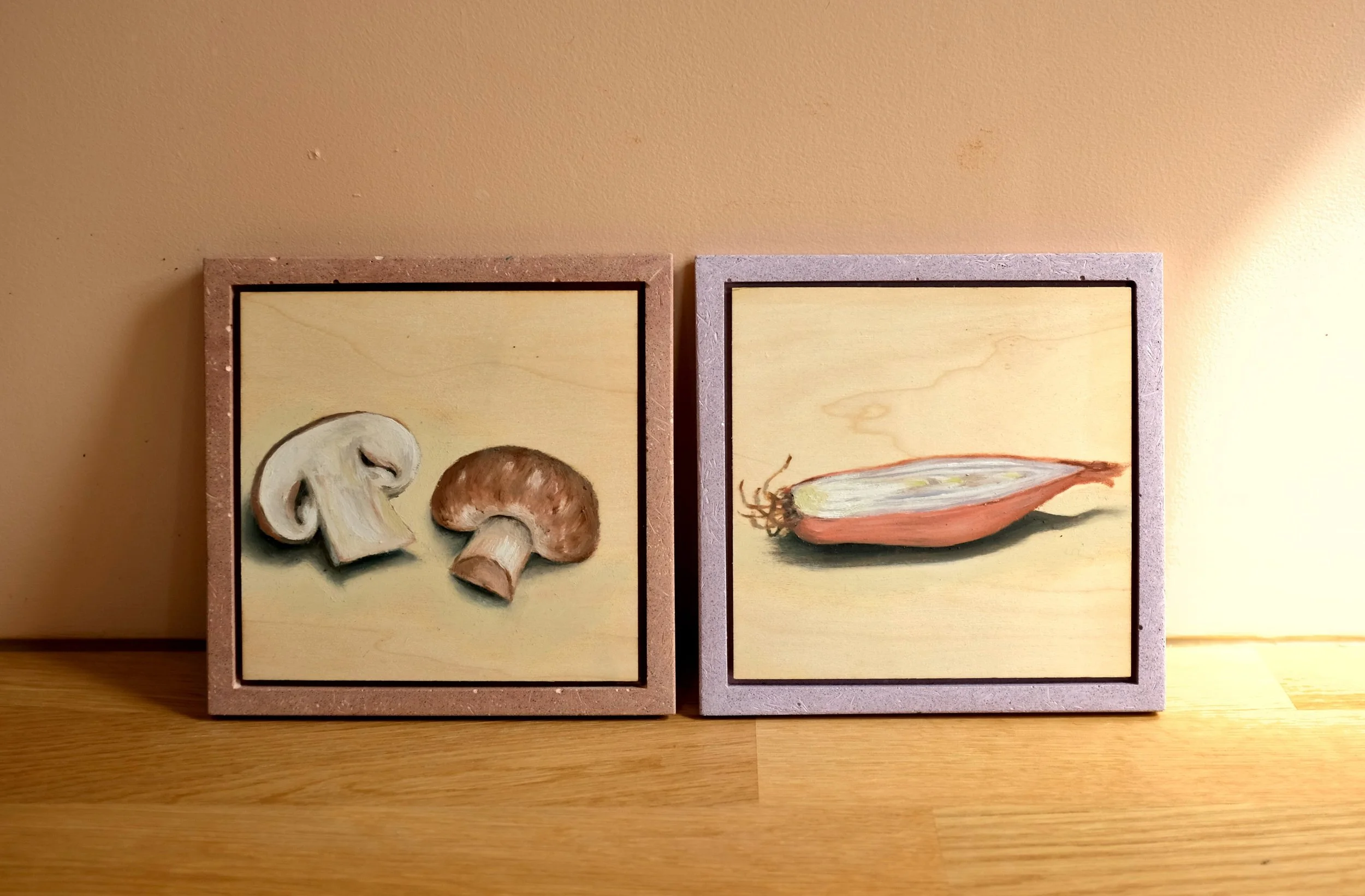 Chestnut Mushroom and Shallot Painting Pairing (2).JPG
