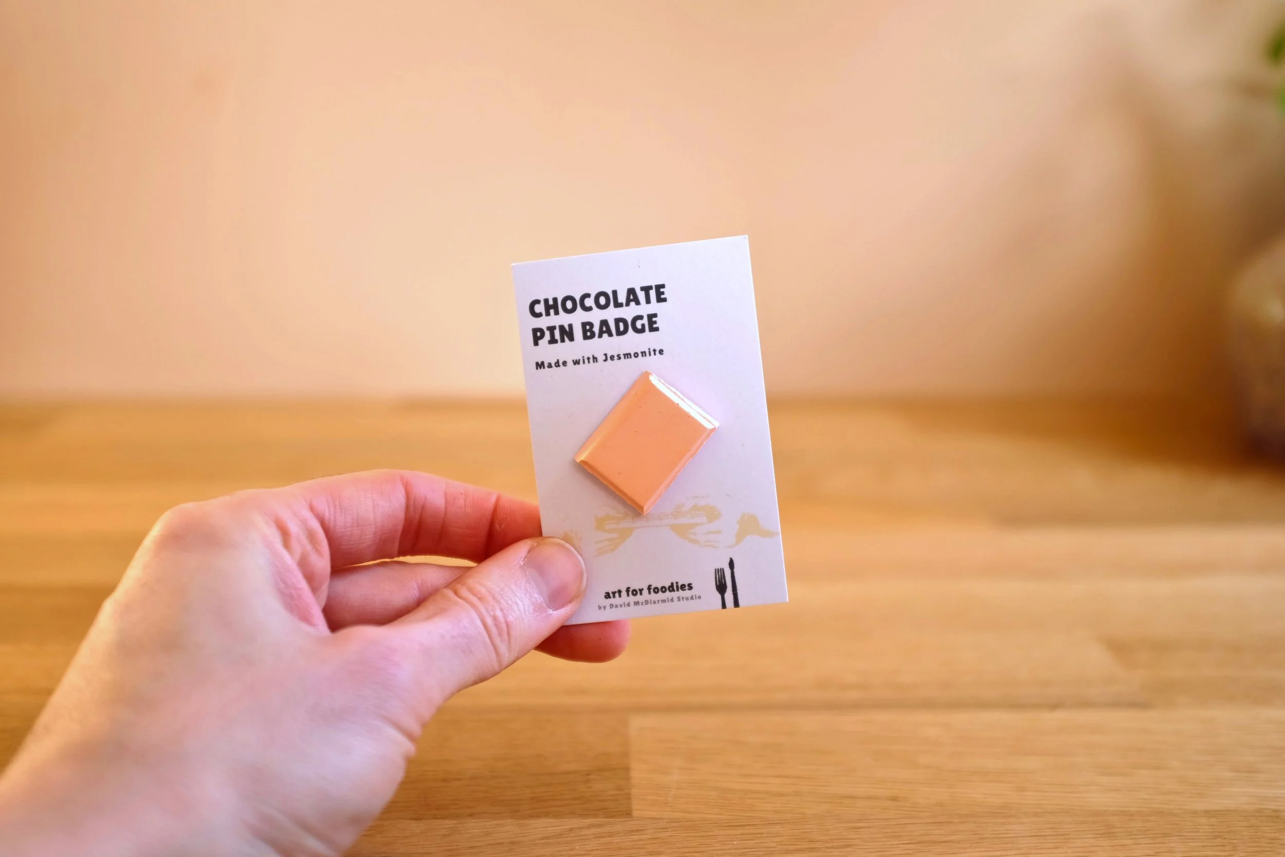 Ruby Chocolate Pin Badge