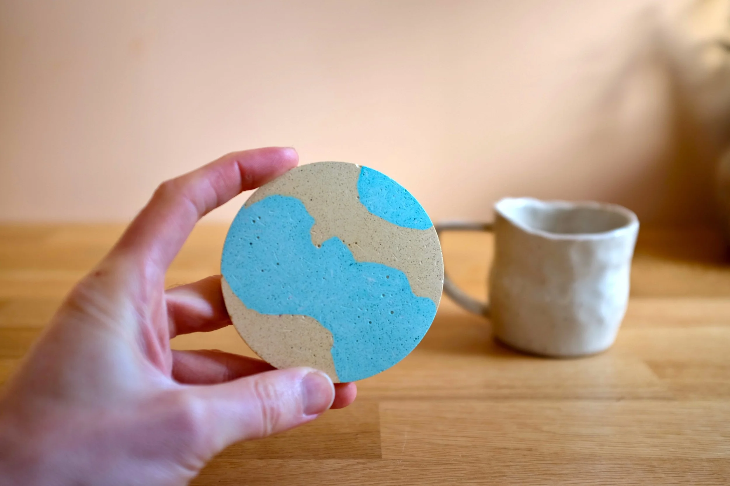 Light Blue Beige Drinks Coaster (4).JPG
