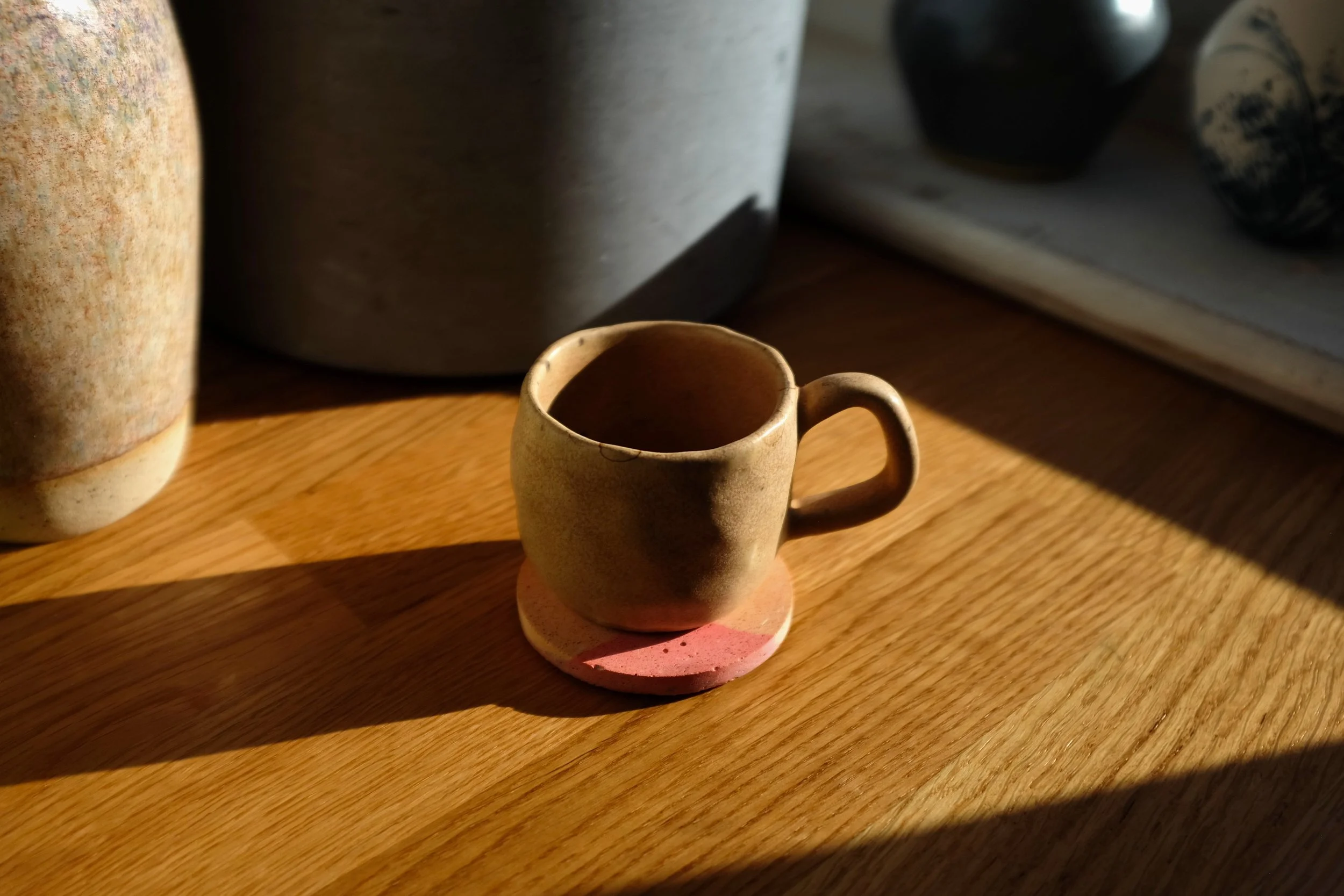 Two Tone Melon Espresso Coaster (1).JPG