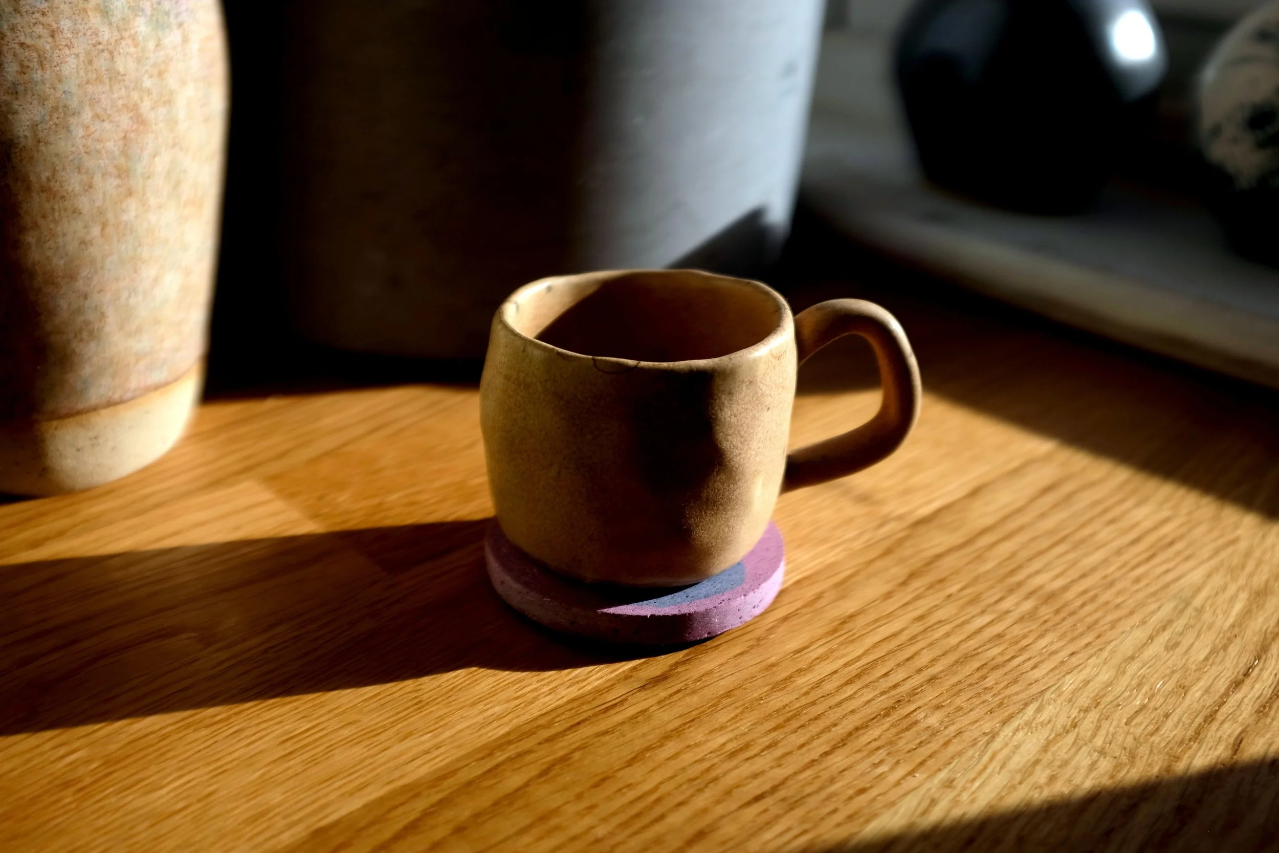 Lavender Aubergine Espresso Coaster (1).JPG