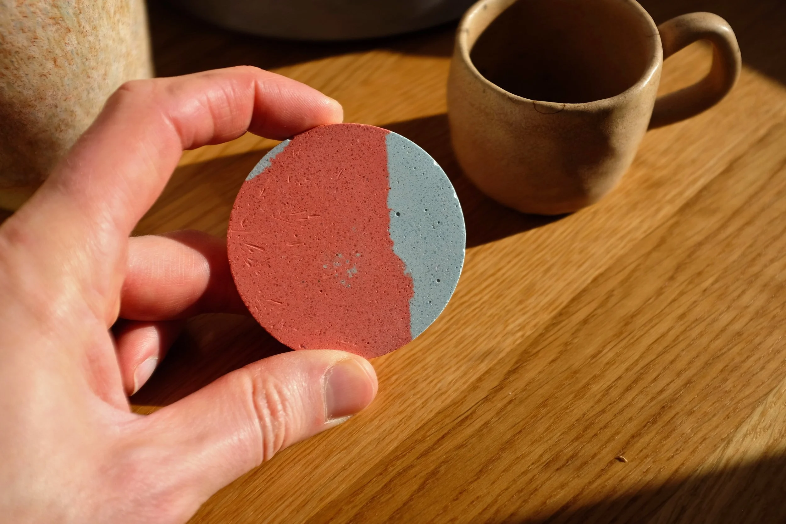 Red Light Blue Espresso Coaster (1).JPG