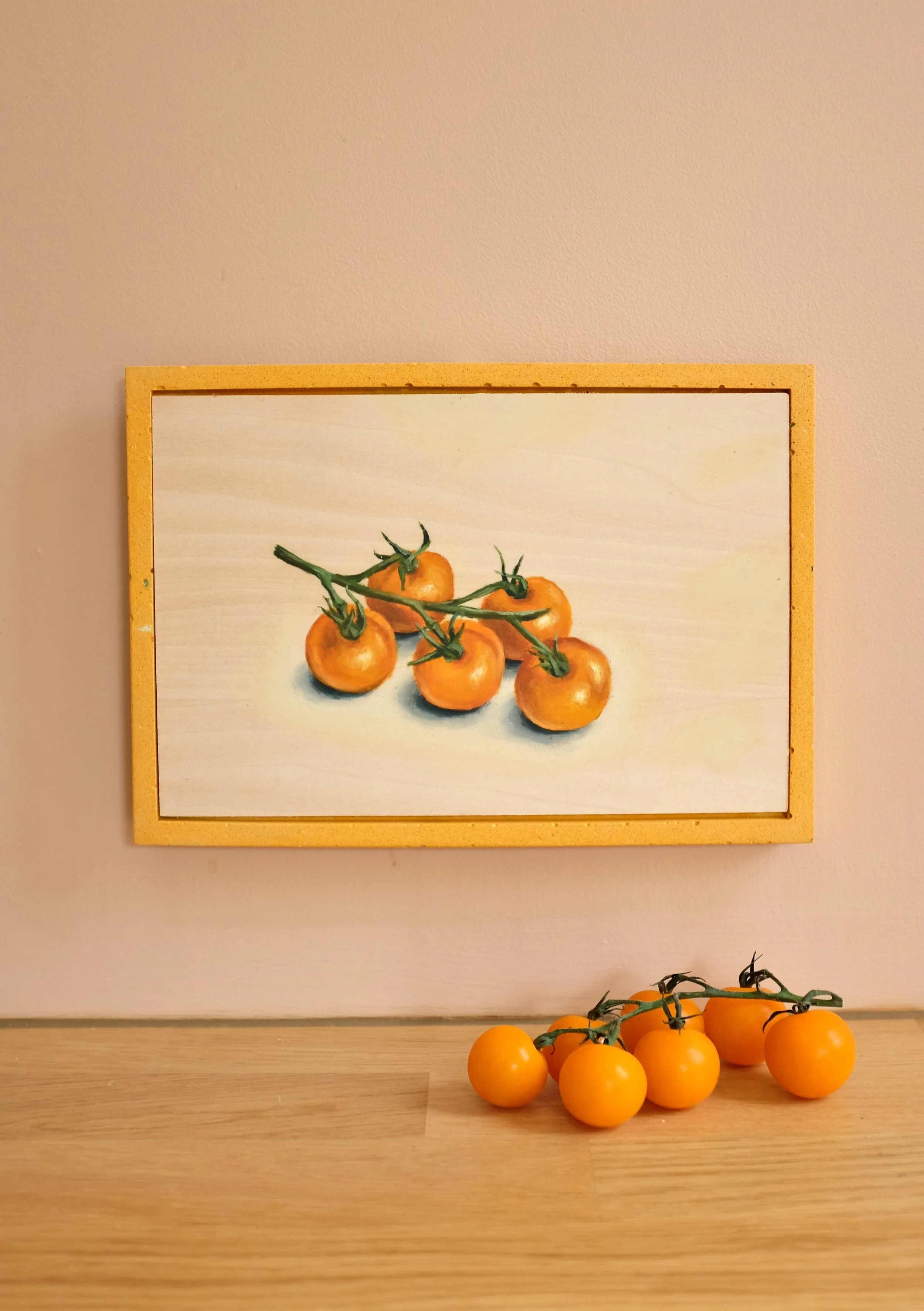 Yellow Cherry Tomatoes Painting