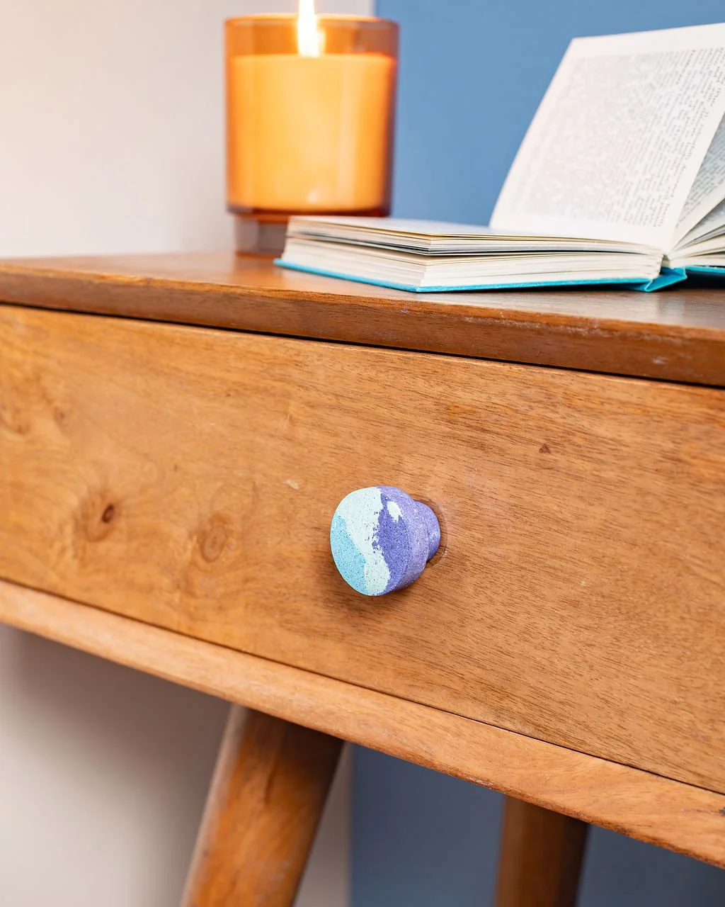 Bespoke Kitchen Cabinet Handles with Splatter Design in Colours of your Choice!