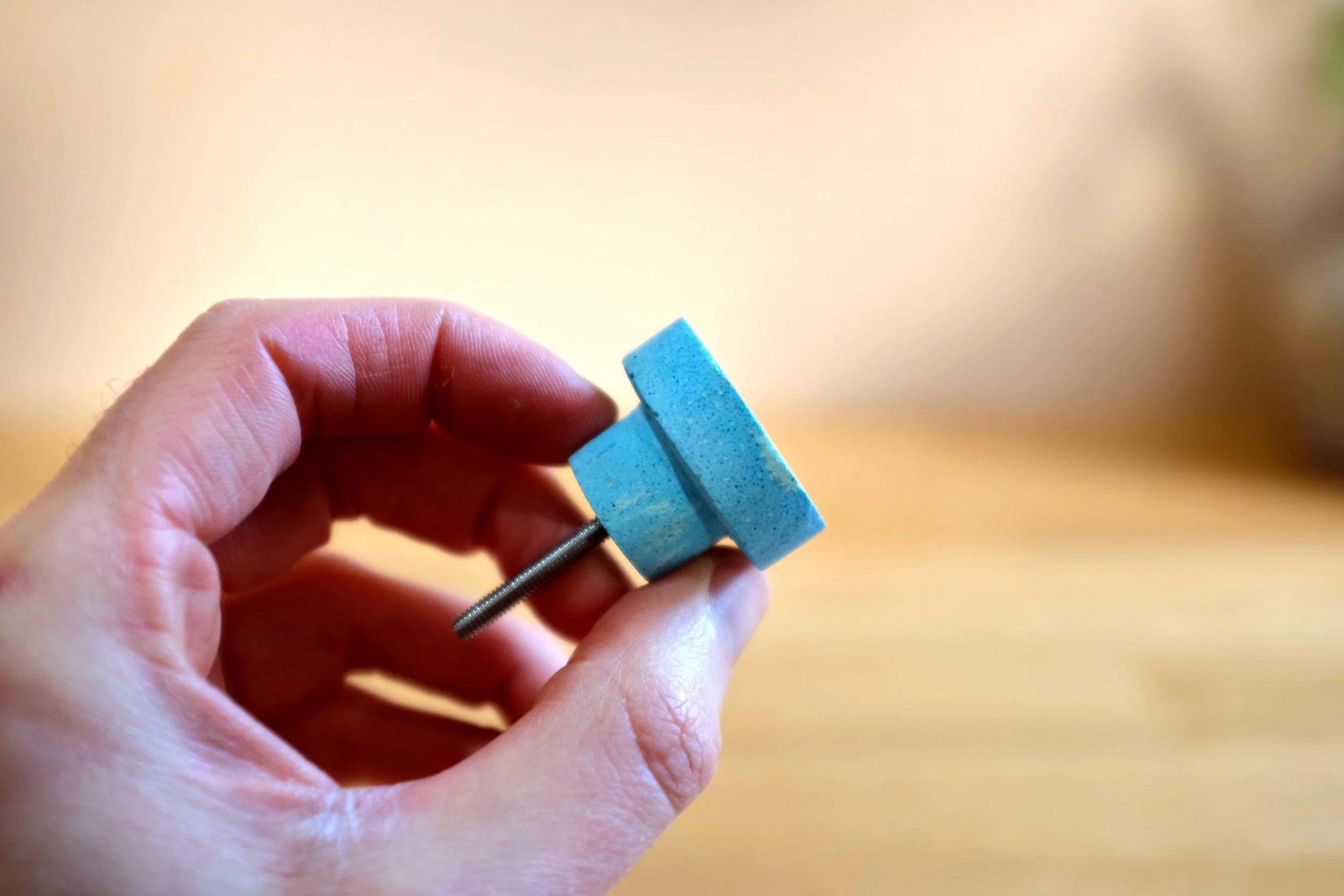 Two Tone Blue Kitchen Cabinet Knob (2).JPG