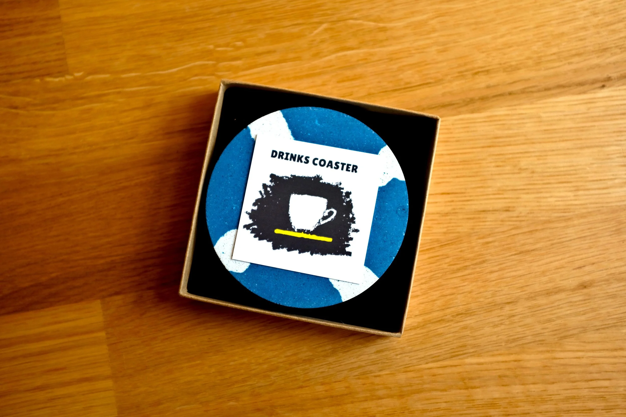 Scotland Flag Drinks Coaster by Art for Foodies (1).JPG