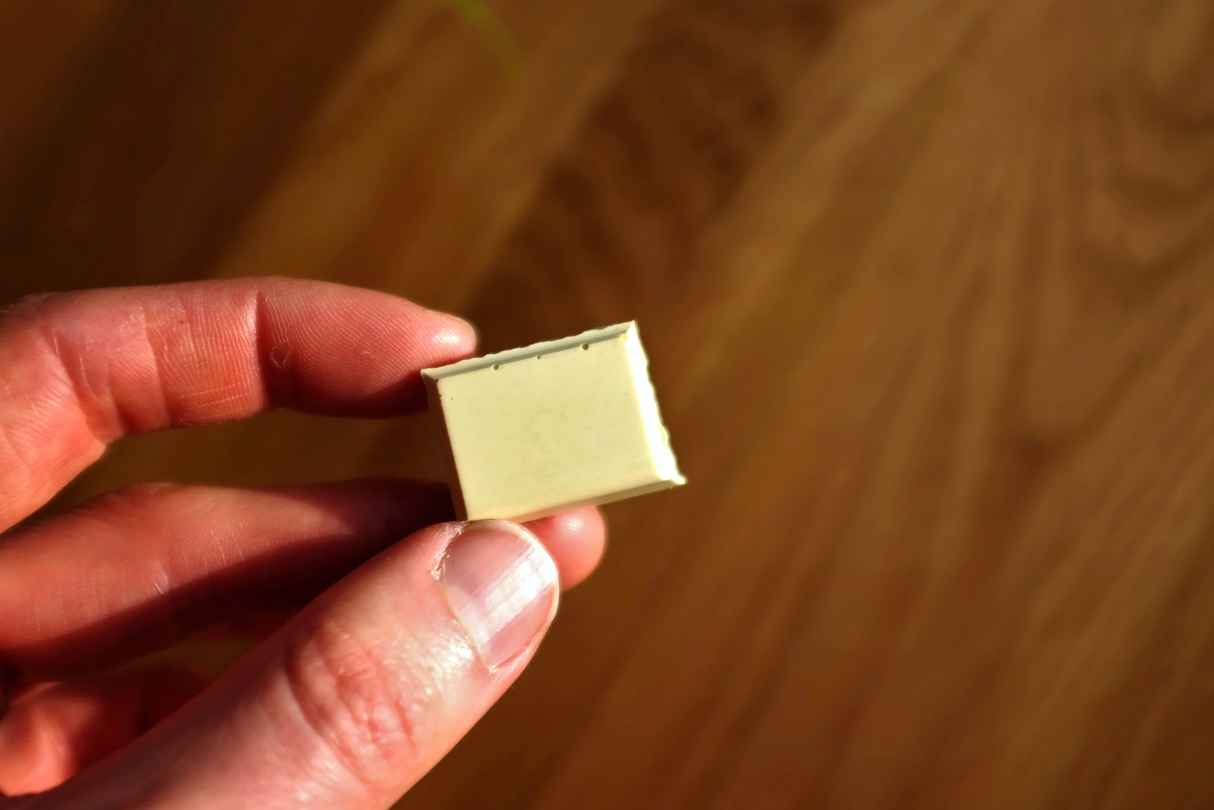 White Chocolate Fridge Magnet - Pin Badge by Art for Foodies.JPG (Copy)