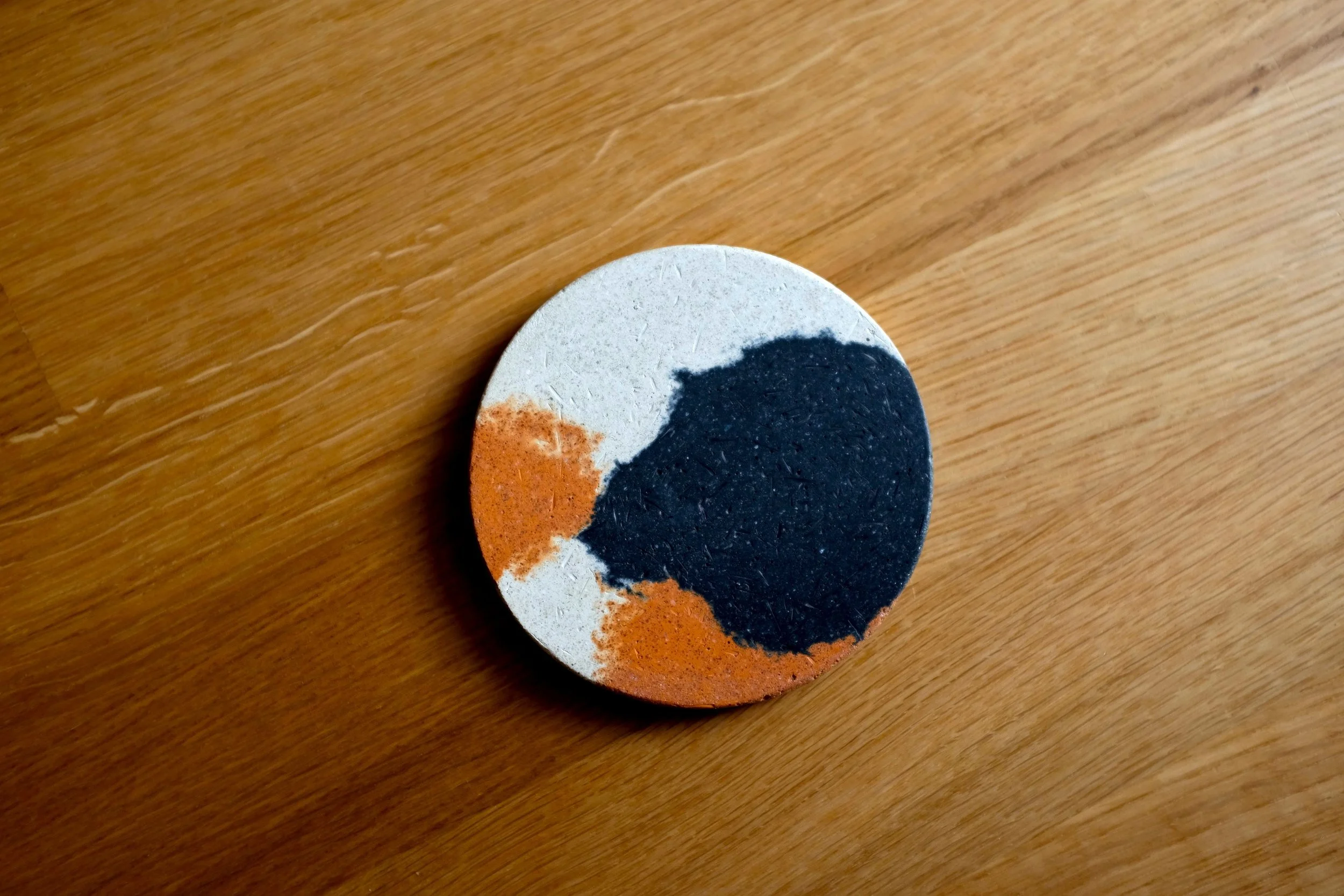 Black Burnt Orange Ivory Dirnks Coaster (4).JPG