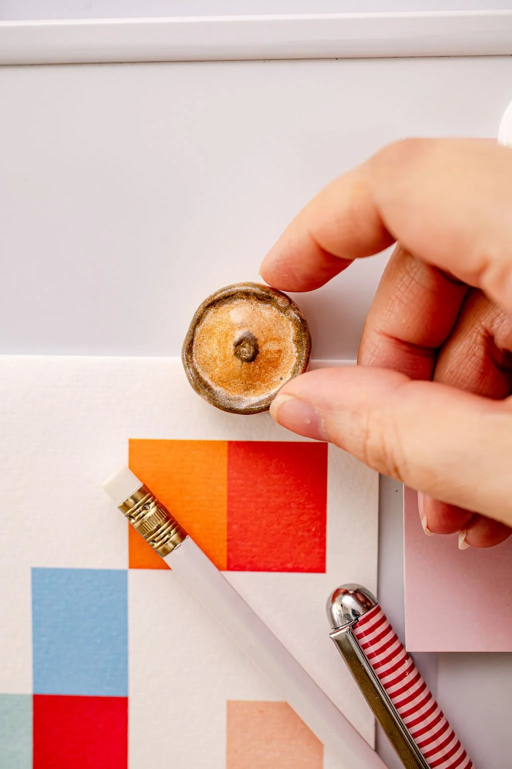 Scotch Pie / Macaroni Pie Ceramic Pastry Fridge Magnet