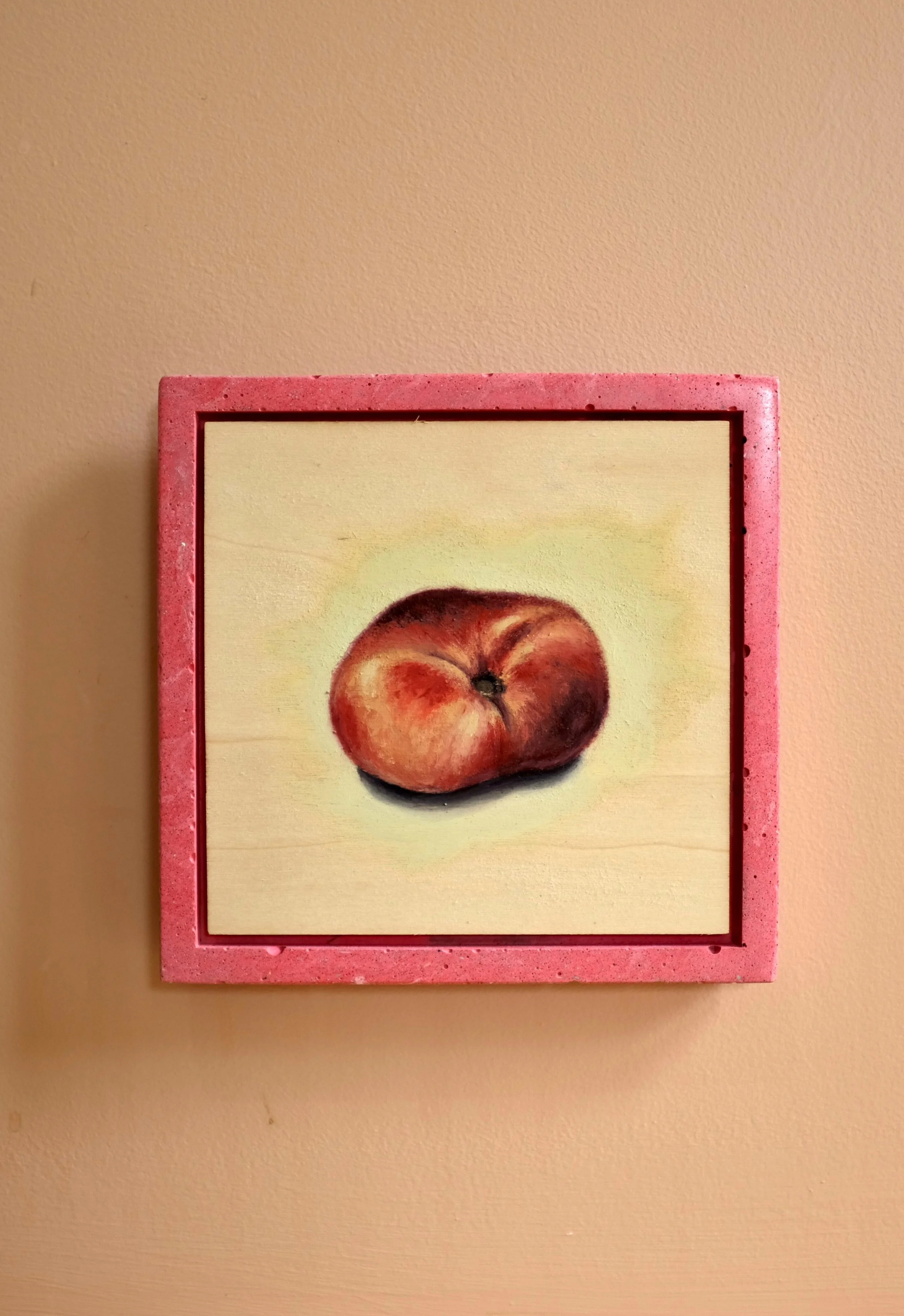 Flat Peach Painting