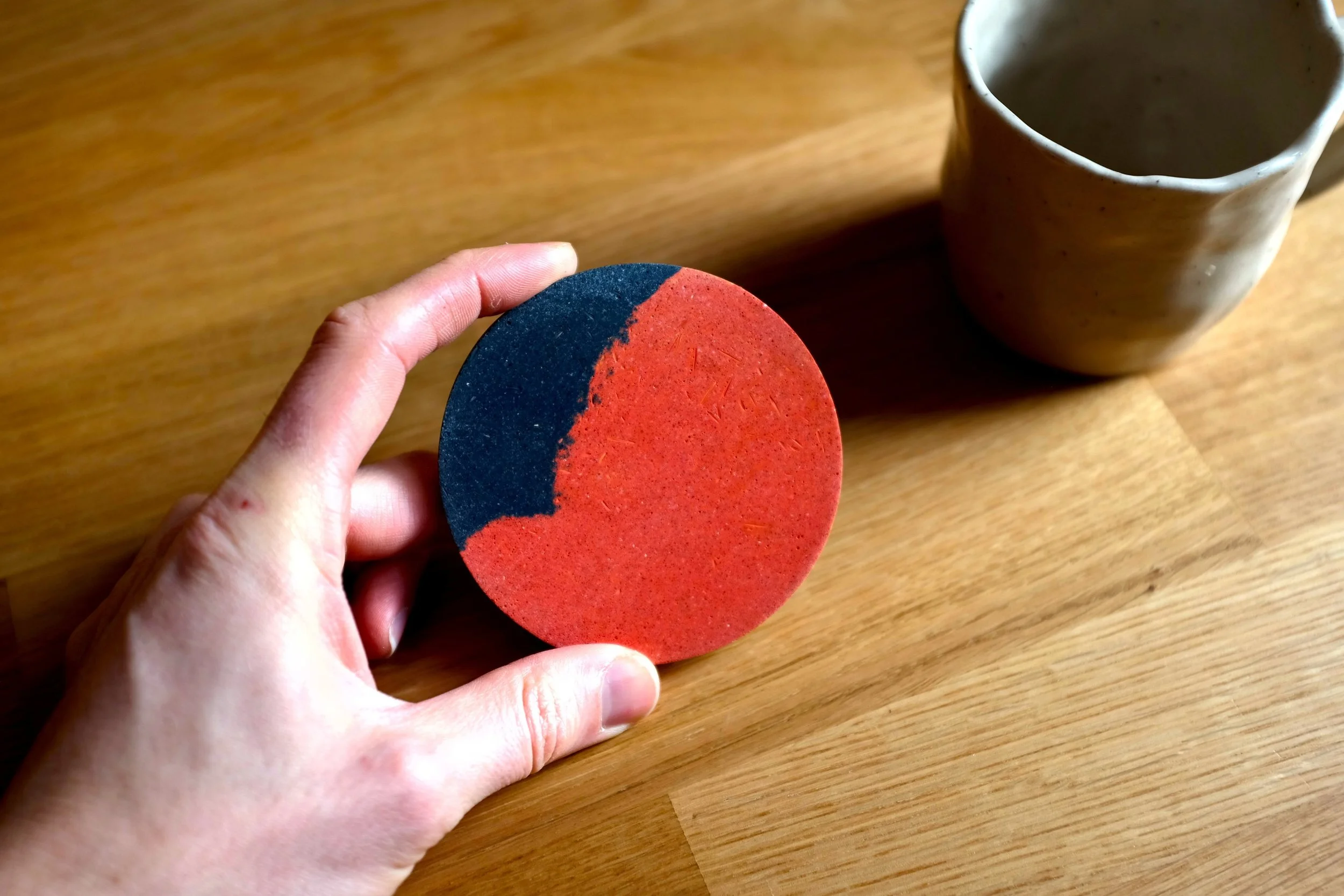 Red Black Green Coaster (3).JPG