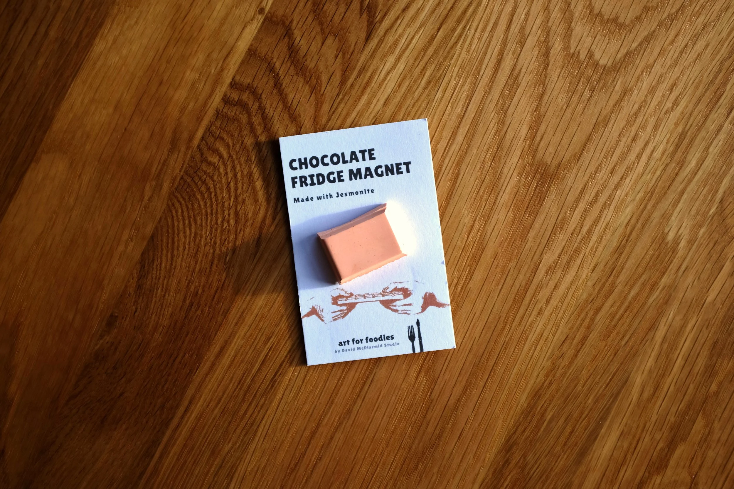 Ruby Chocolate Fridge Magnet by Art for Foodies.JPG