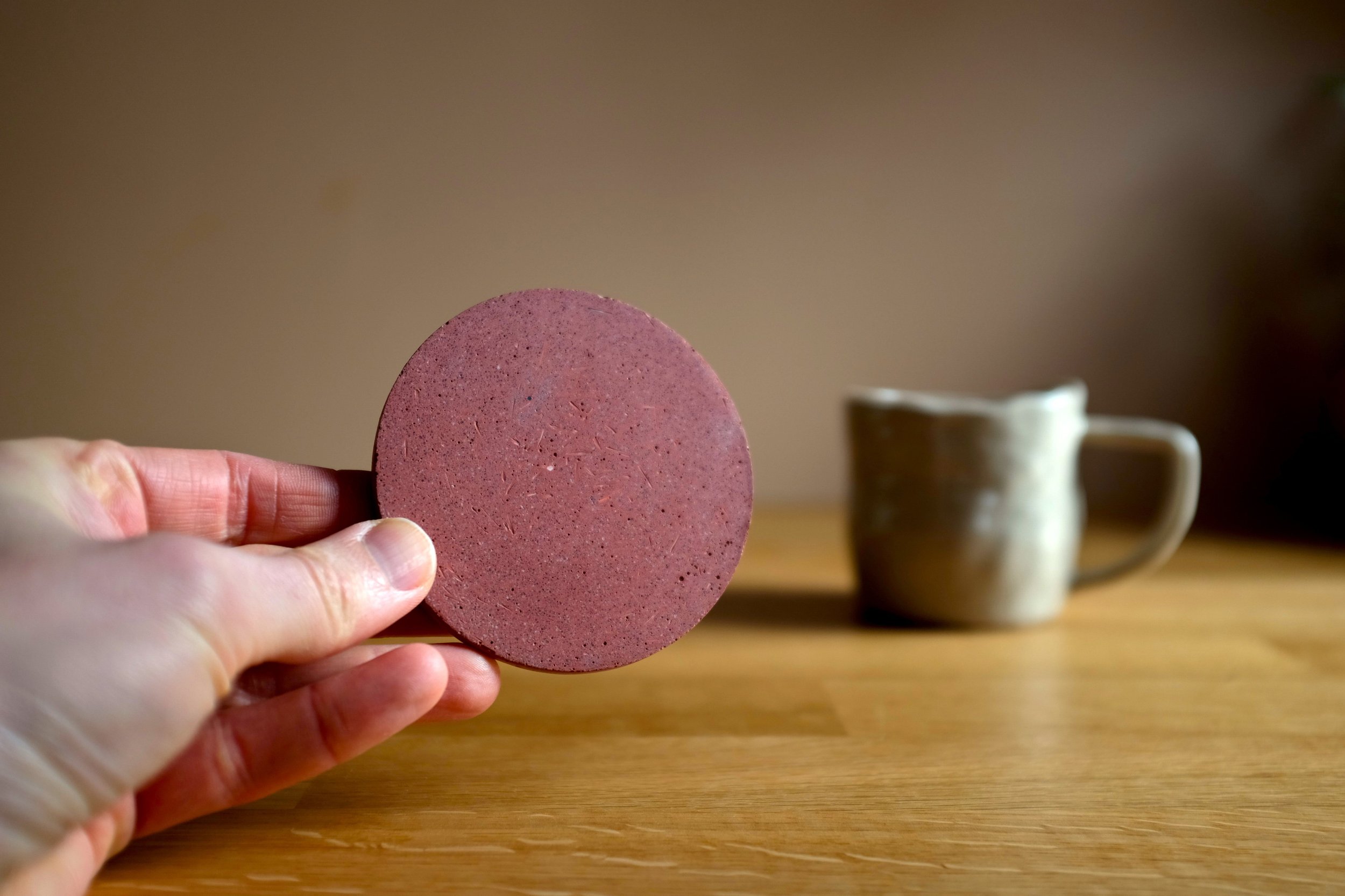 Brick Red Drinks Coaster by Art for Foodies (4).JPG