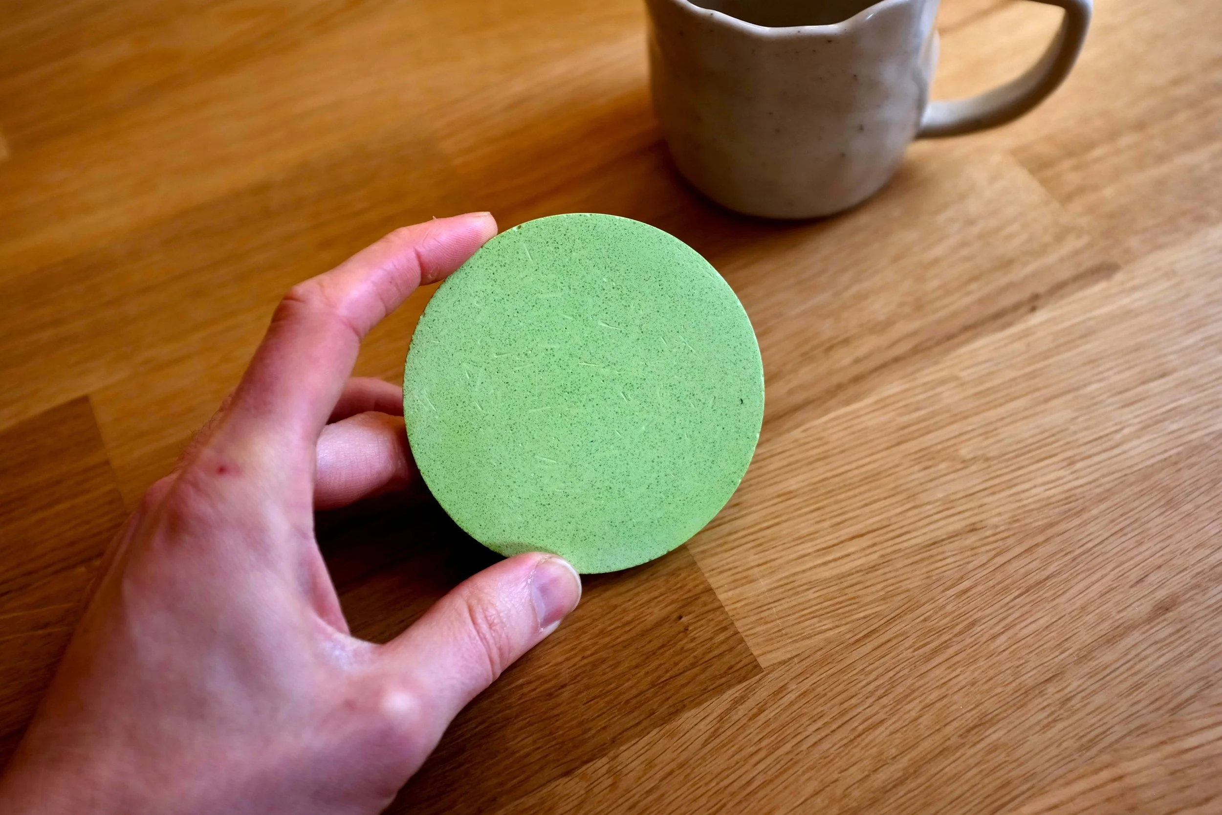 Lime Green Drinks Coaster (3).JPG