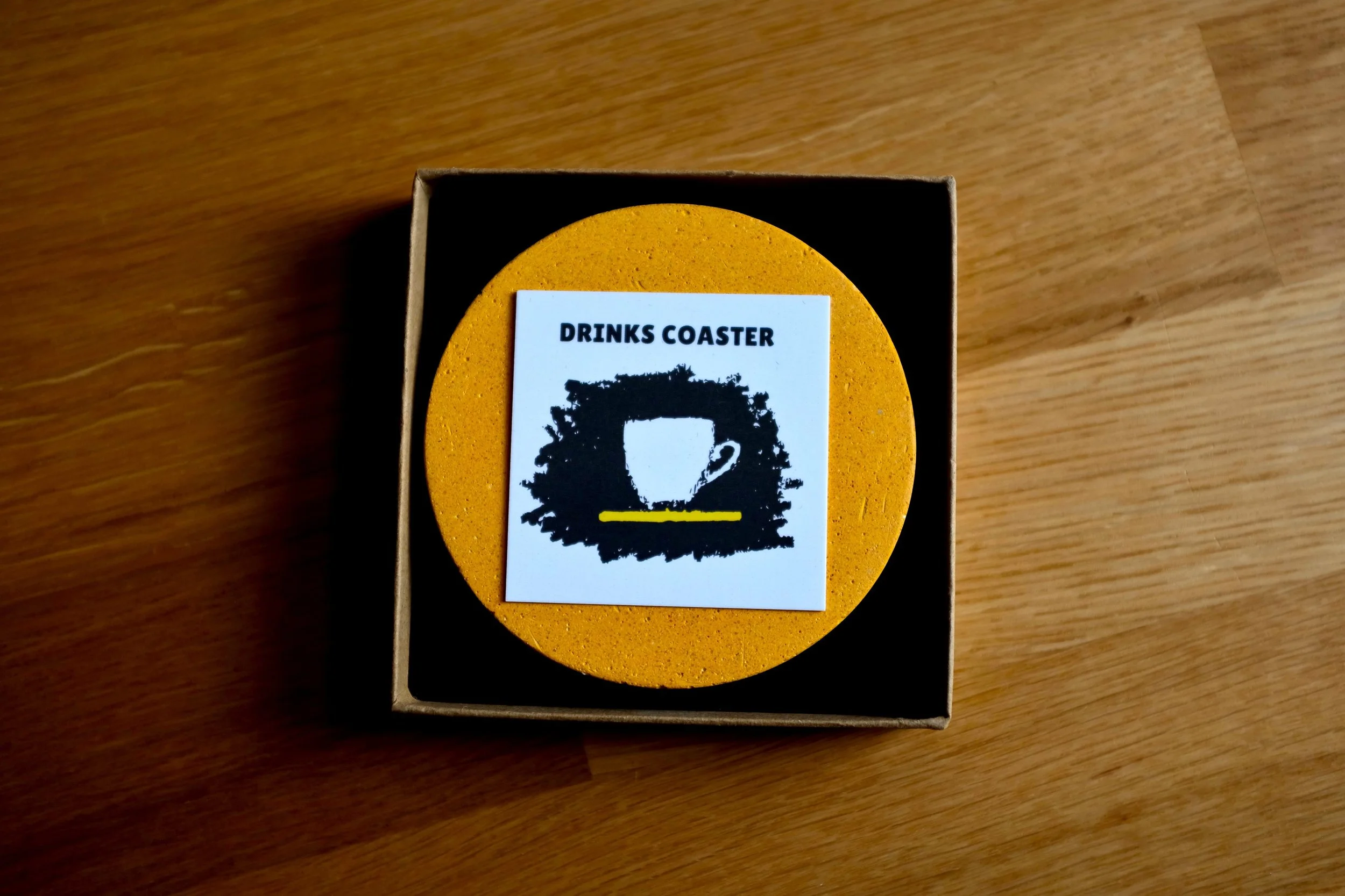 Corn Cob Yellow Drinks Coaster (1).JPG
