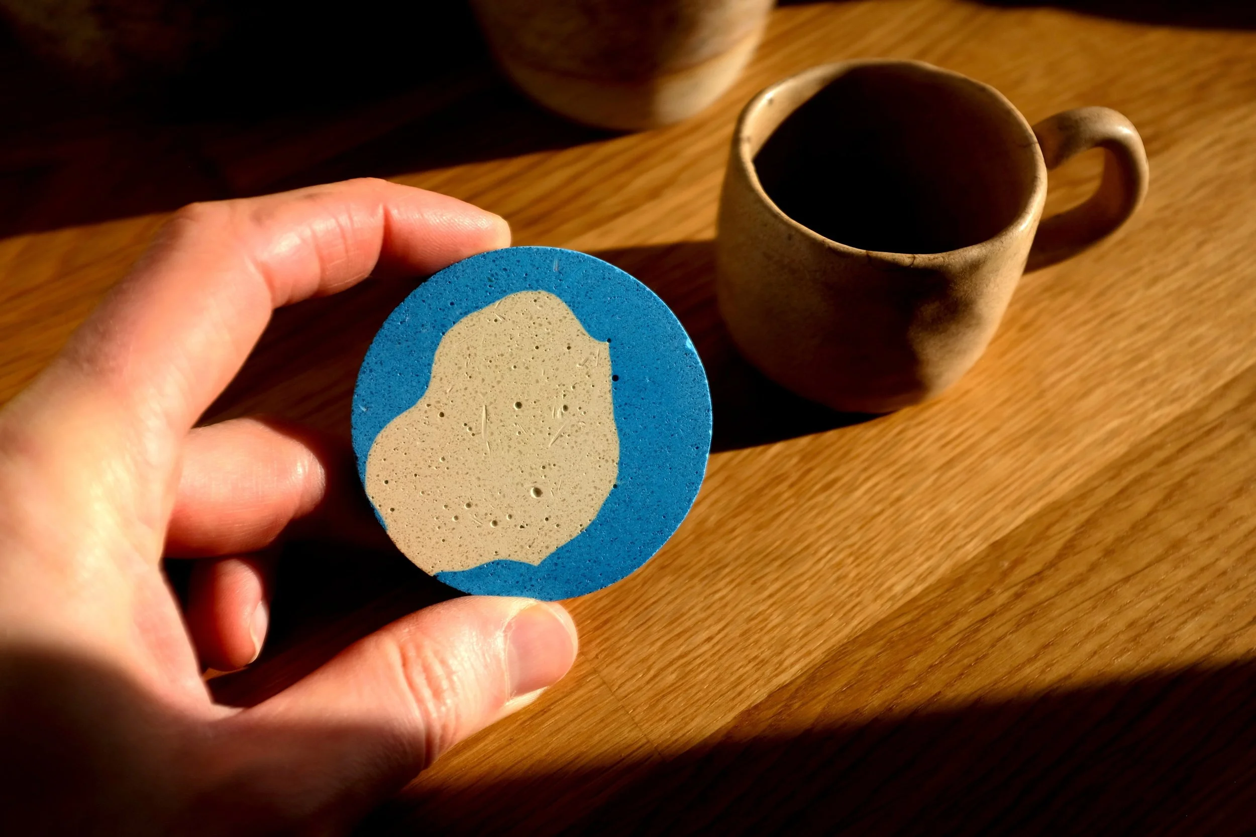 Sand and Blue Espresso Coaster (2).JPG