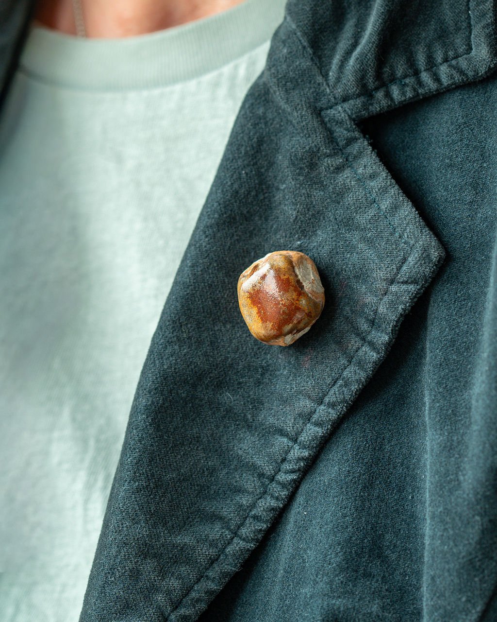 Well Fired Roll Ceramic Pin Badge by Art for Foodies.jpg
