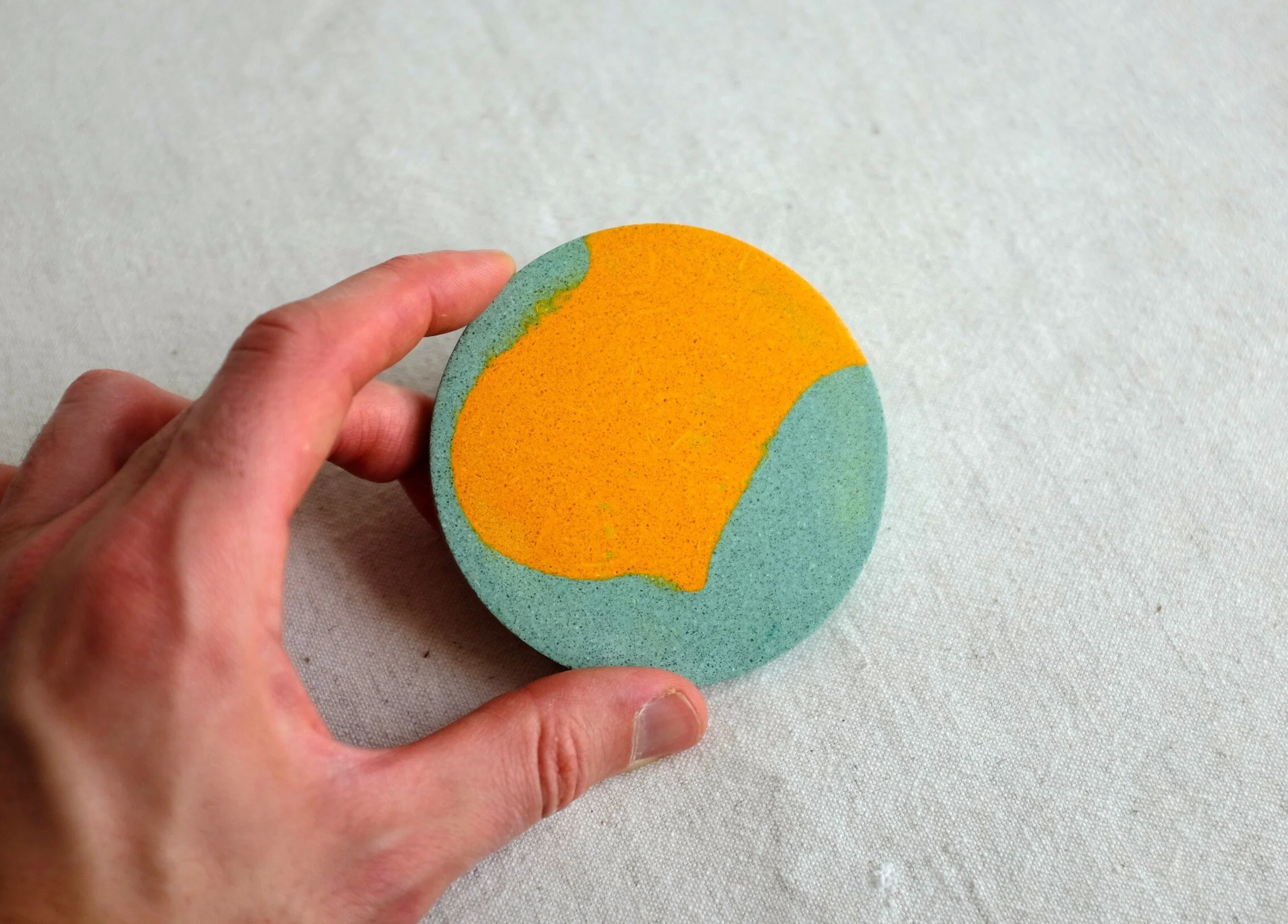 Mustard & Duck Egg Drinks Coaster (2).JPG