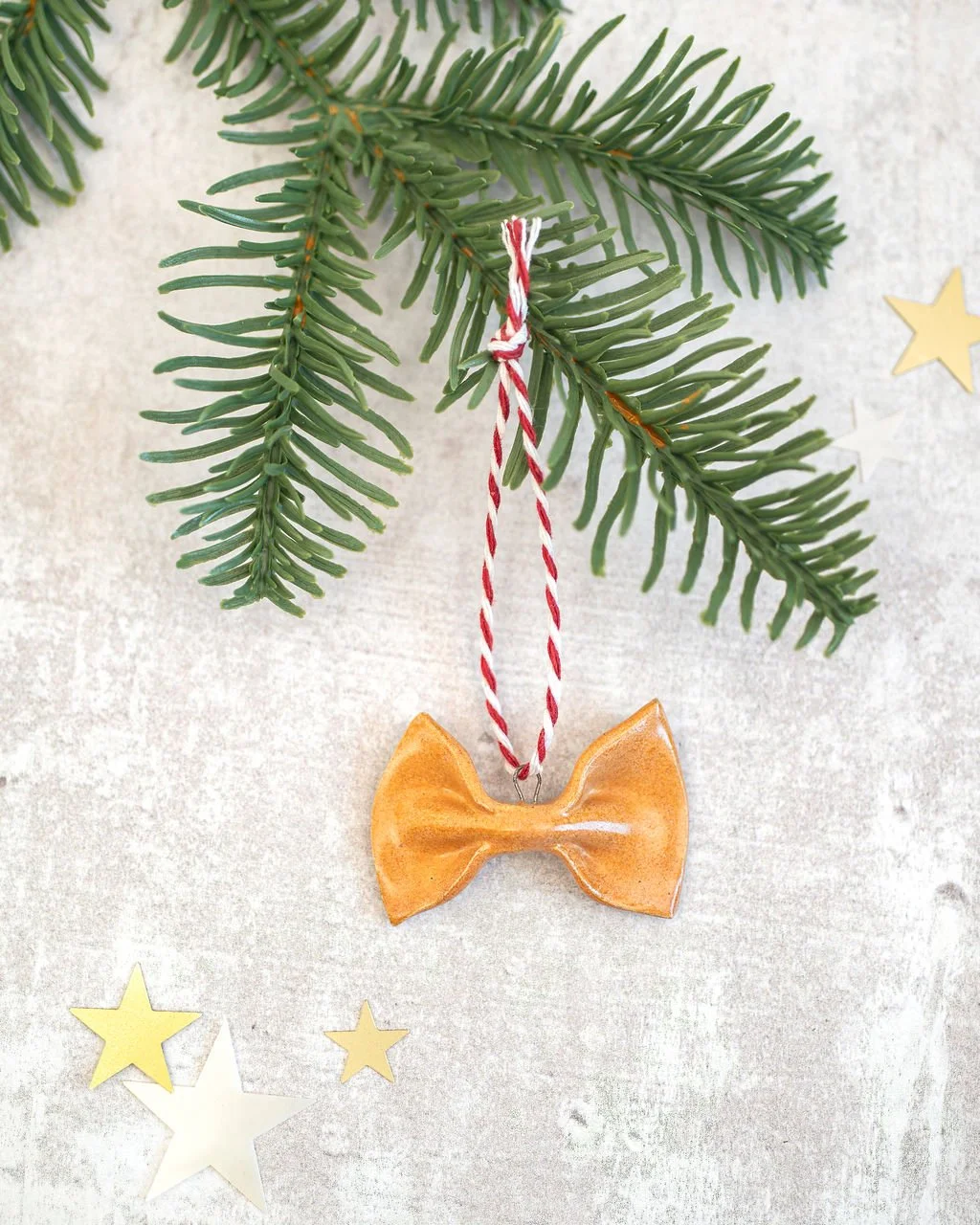 Farfalle Ceramic Pasta Christmas Decoration by Art for Foodies. Image credit Jilly Jilly Studio (2).jpg