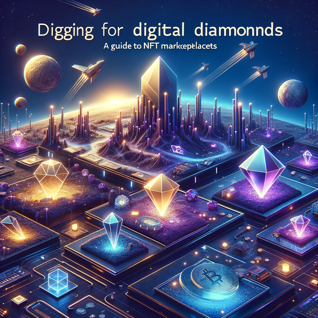 À la Recherche des Diamants Numériques : Un Guide aux Marchés NFT