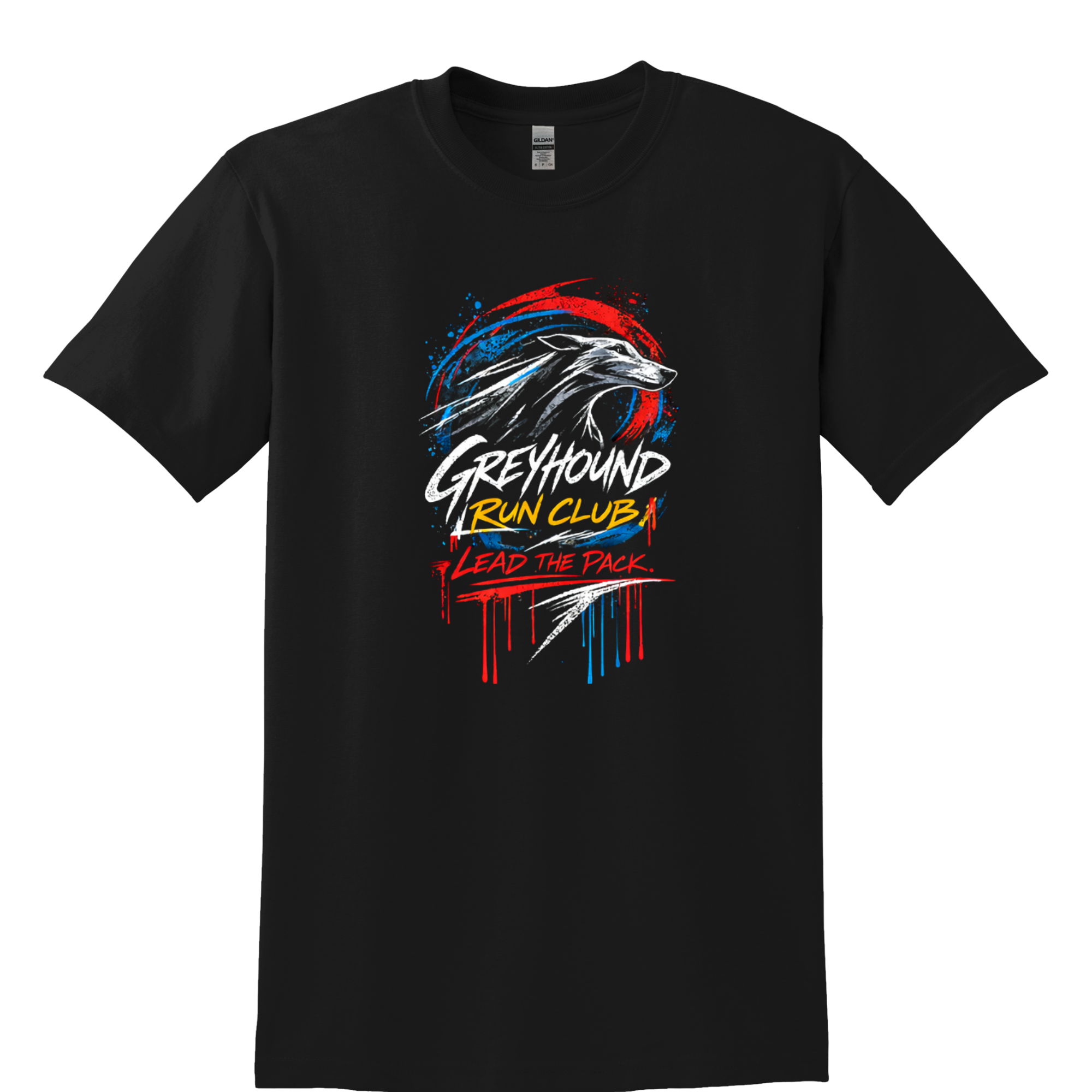 Greyhound Running Club Spirit Shirt-Black Splash