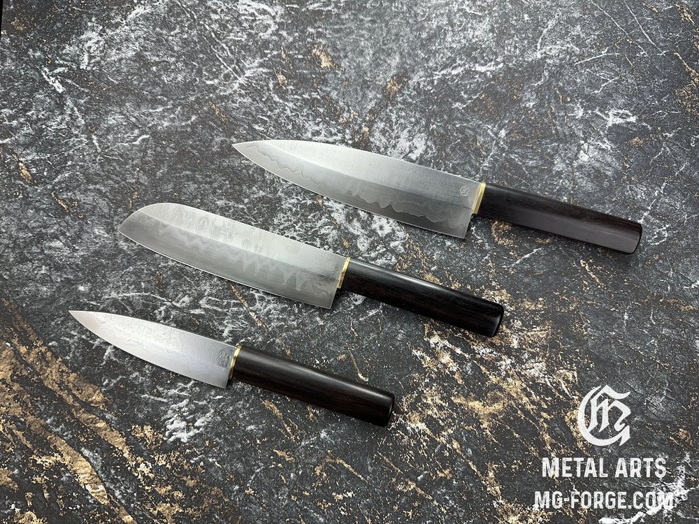 Buy Complete Kitchen Knife Set Online — MG Forge