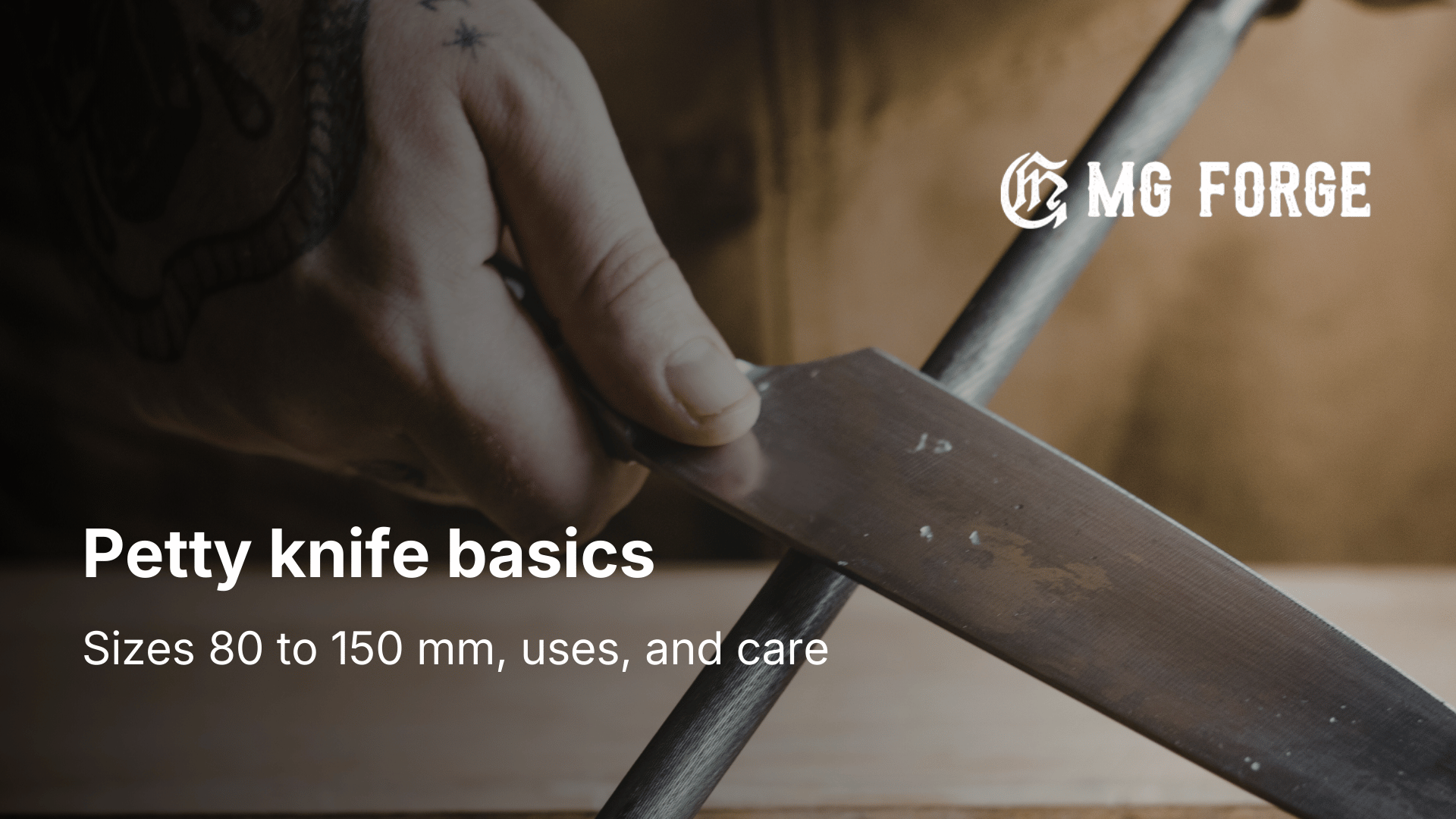 Japanese utility knife: petty, sizes, uses, care