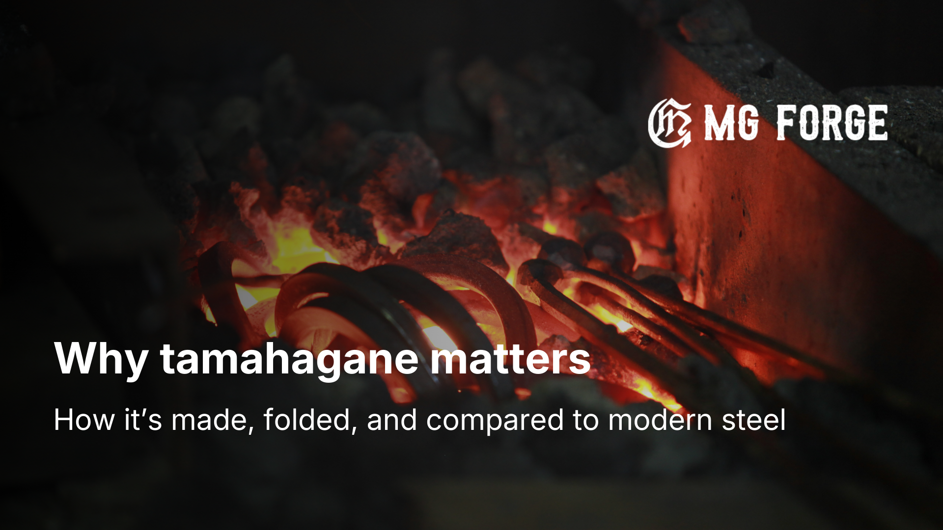 Tamahagane steel katana: why it still matters