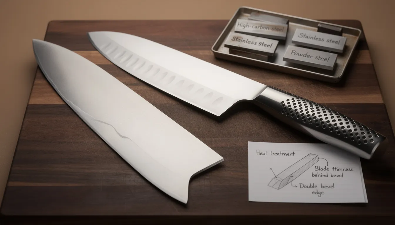 How do steel and forging choices show up here?