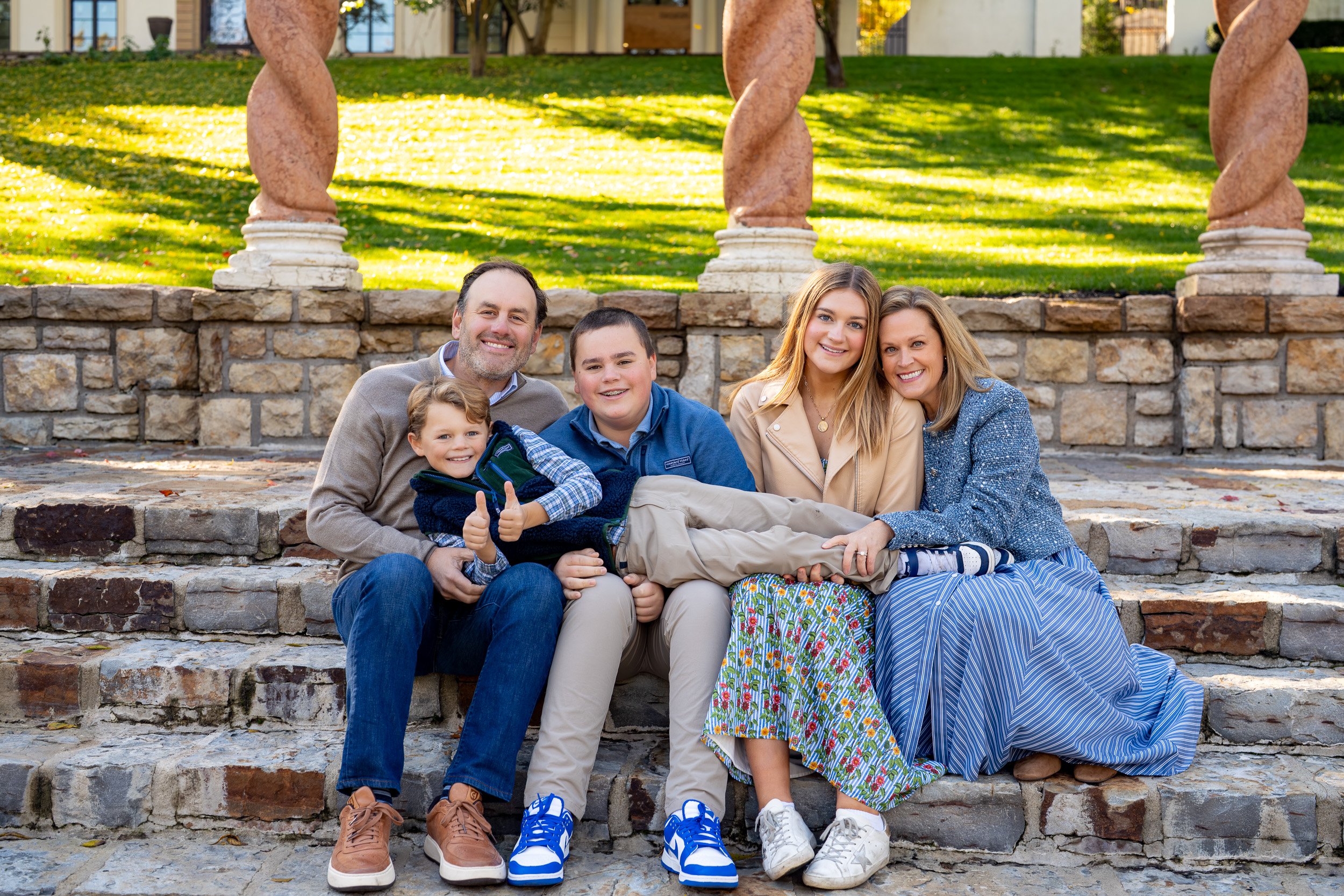 Fall family photos in Overland Park, KS