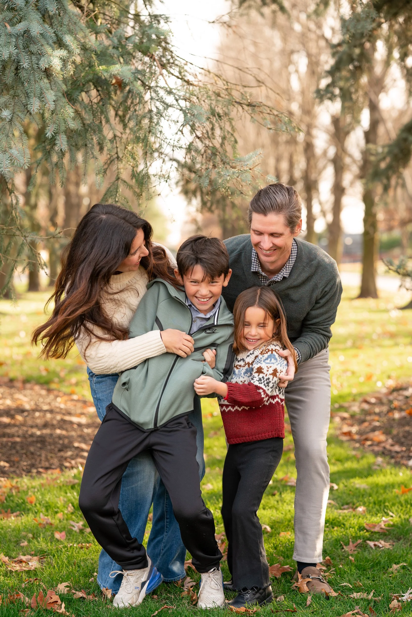 Fall family photos in Mission Hills