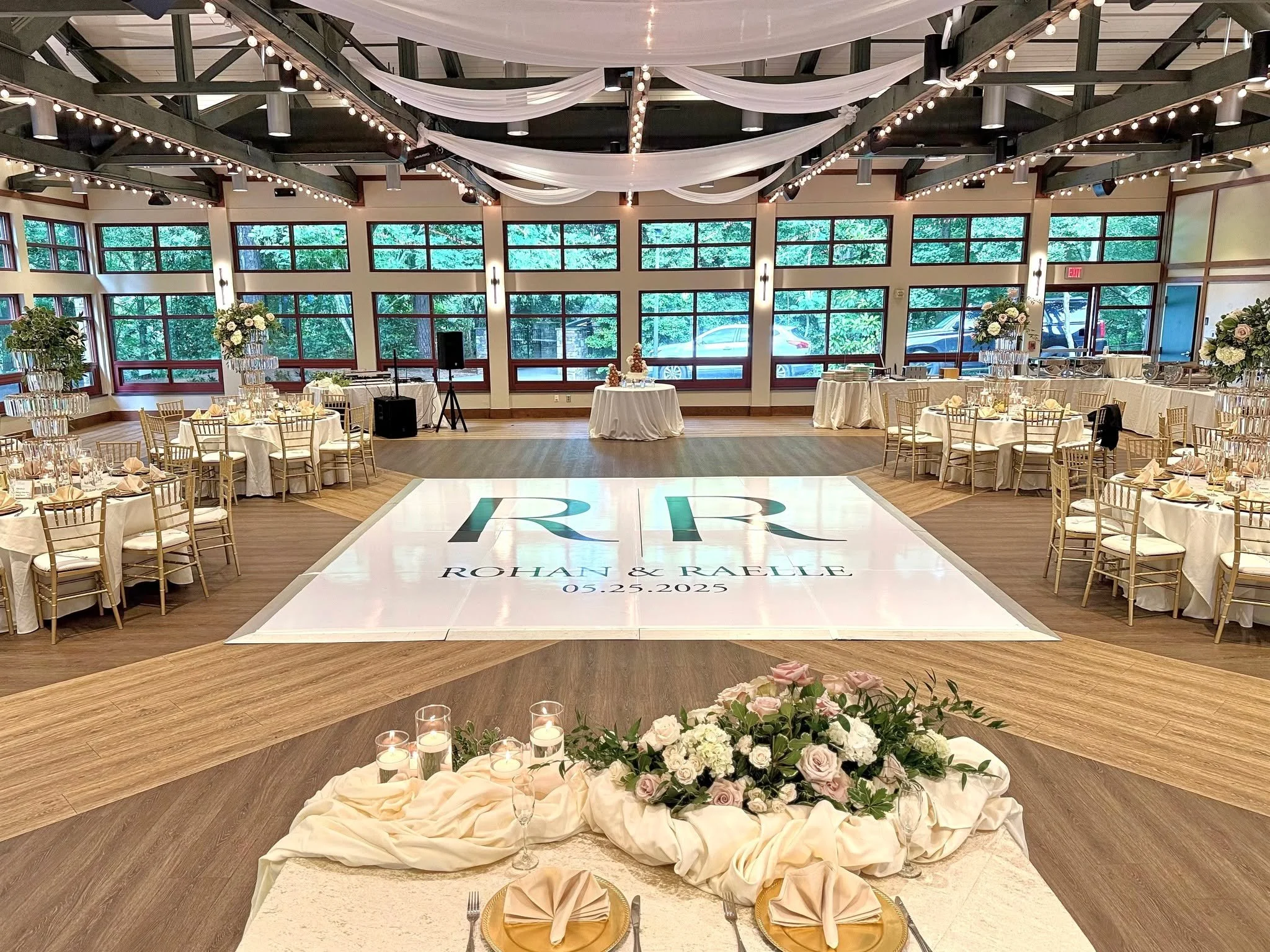 A celebration designed down to the very last detail. 🤍

From the custom dance floor and romantic tablescapes to the florals, draping, candlelight, and carefully styled details, every element came together to create one beautifully cohesive wedding e
