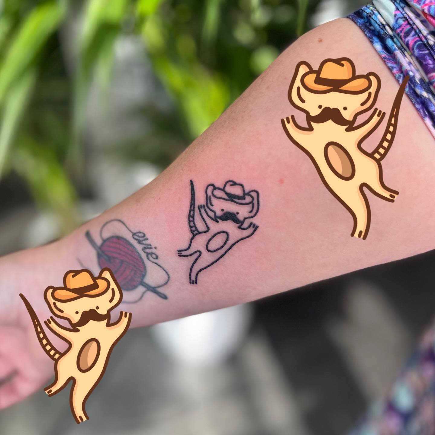 Cowboy inspired tattoos for mum and daughter 🐁🤠✨

Thank you so much!!!