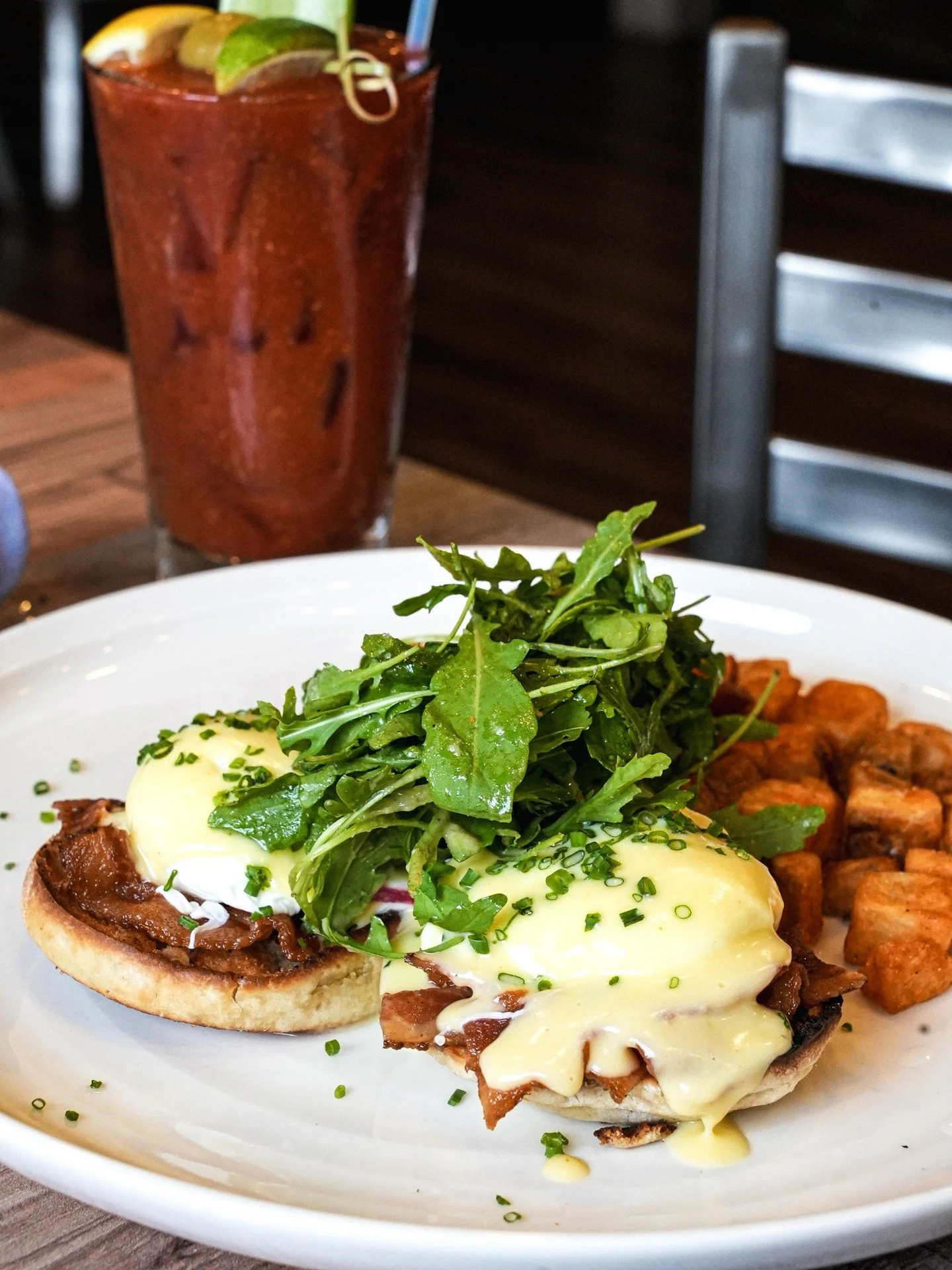 It's a beautiful morning for brunch at The Landing ☀️🍳🥓