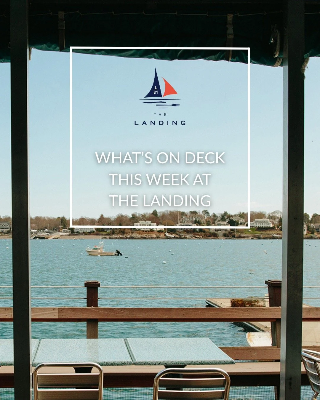 Something's always happening at The Landing and this week is no exception.
-
❓Marblehead Trivia Night to support Discover Marblehead
🍽️ Last week of our Wine &amp; Dine Special
🎶 Live music with Funbucket
🍳 Sunday Brunch

➡️ Swipe for details

🌻 