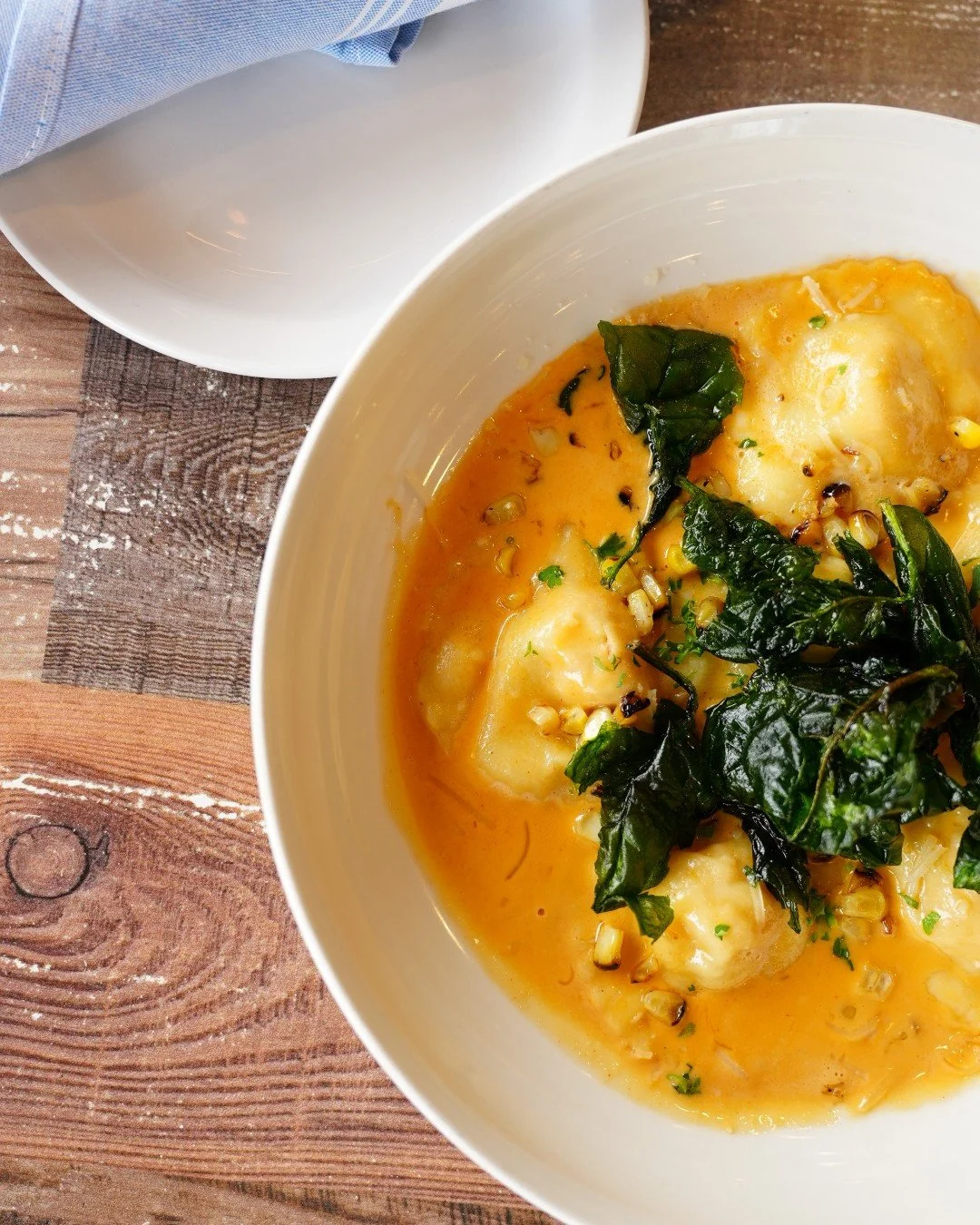 Lobster Ravioli - With grilled corn, lobster cream, Parmesan cheese &amp; fried spinach on top 🦞
-
The return of 5x Fast back at The Landing this week, Thursday night starting at 7 PM.