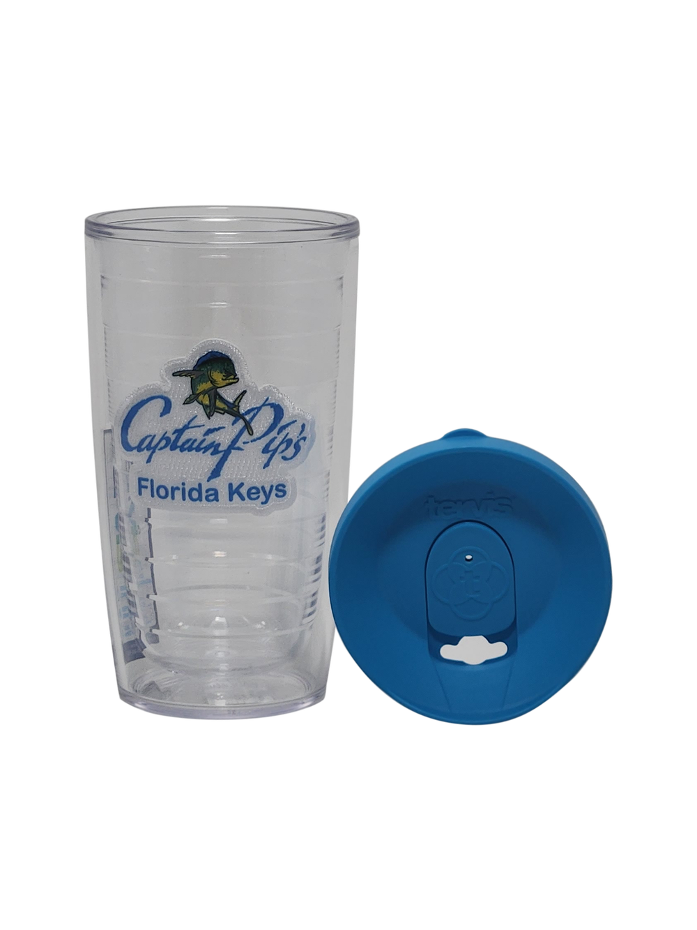 16oz Classic Tumbler - Custom Patch  Captain Pips Gift Shop