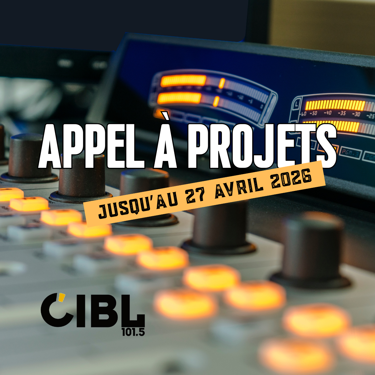 APPEL À PROJETS