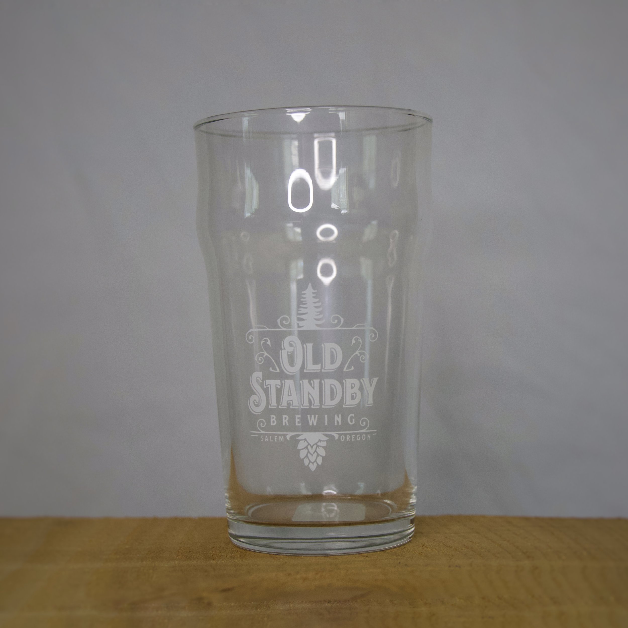 Original Logo 19oz Pint Glass