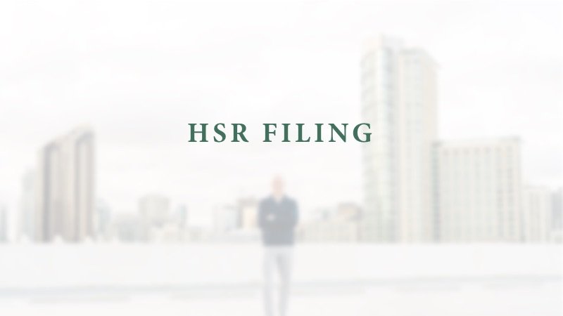 HSR Filing