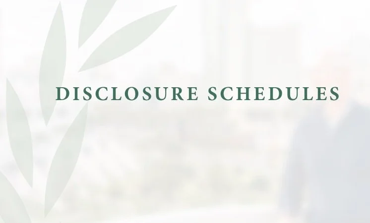 Disclosure Schedules