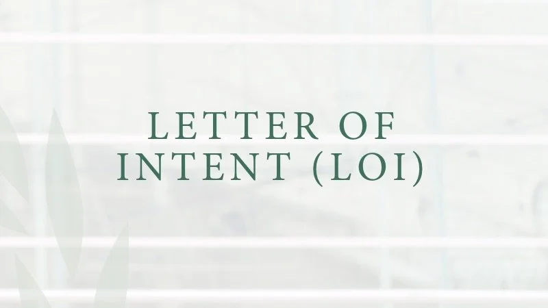 Letter of Intent (LOI)