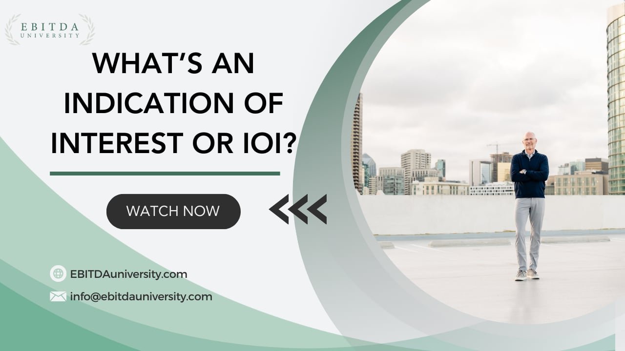 Indication of Interest (IOI) or Letter of Intent (LOI)?