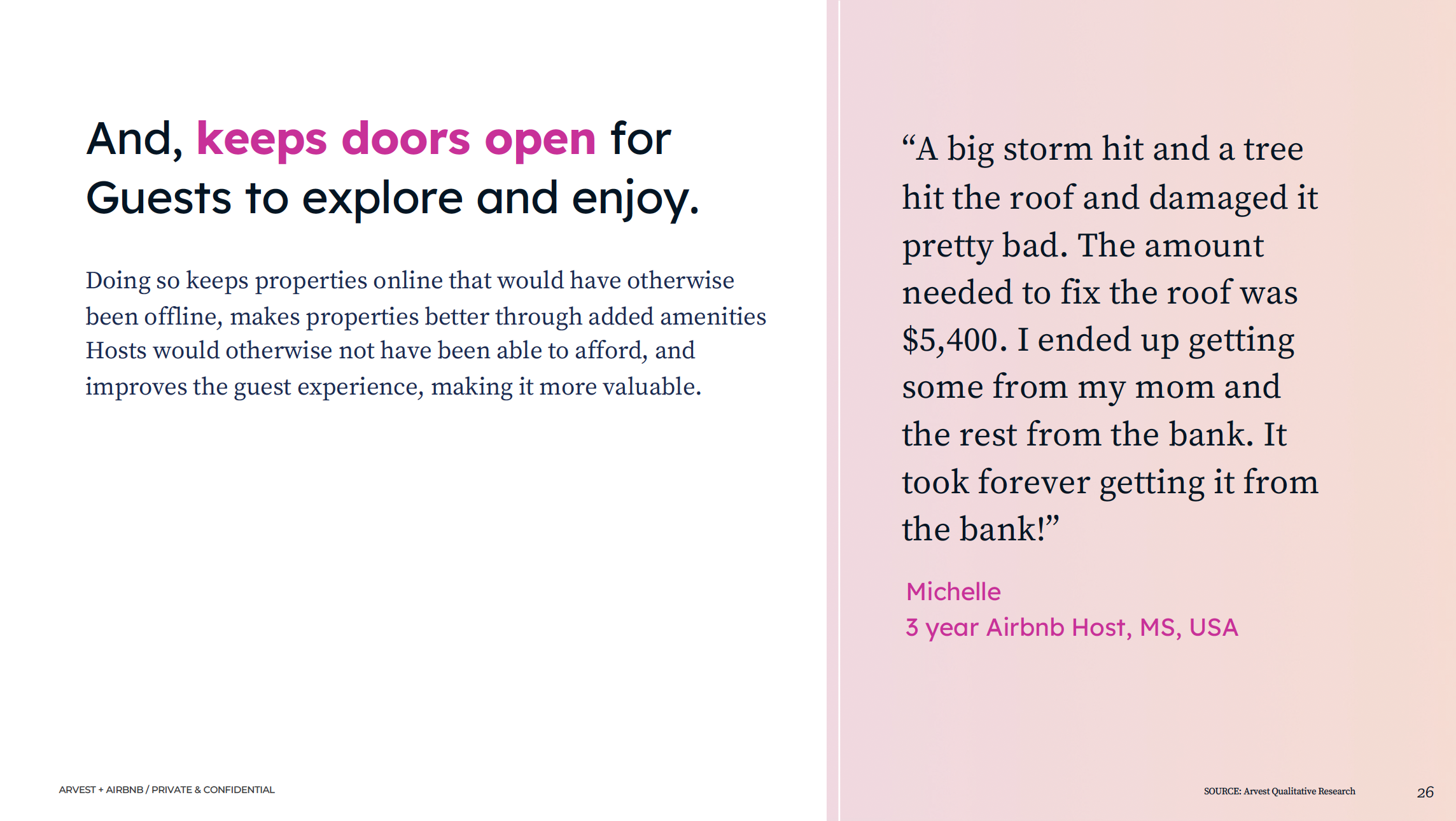 How this concept would support hosts, Airbnb, and guests