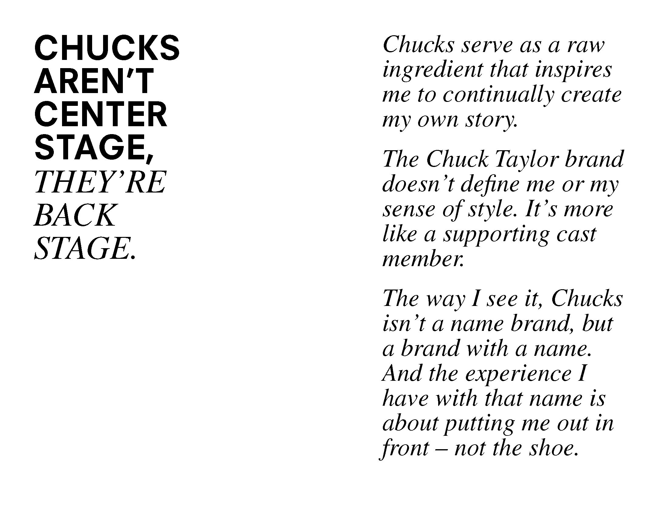 How Converse expressed its creative rebel credibitiliy